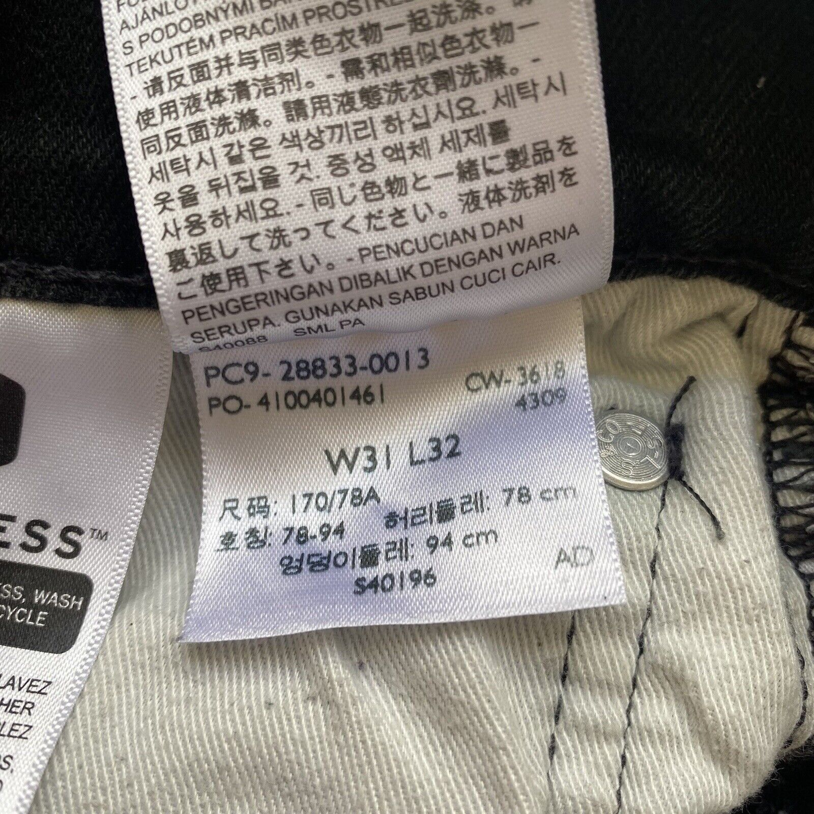 Levi's LEVIS 512 Womens Jeans Black Skinny Taper Stretch Premium Bi Size 32" / US 10 / IT 46 - 11 Thumbnail