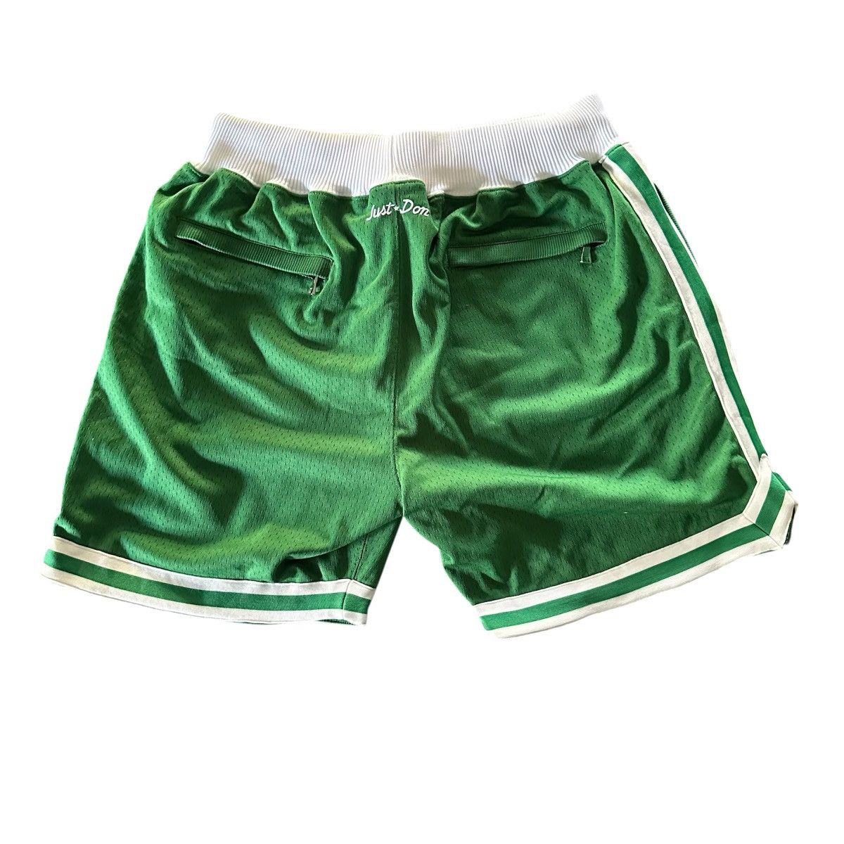 Just Don × Mitchell & Ness RARE SIZE Just Don Boston Celtics Shorts Size Medium Size US 32 / EU 48 - 3 Thumbnail