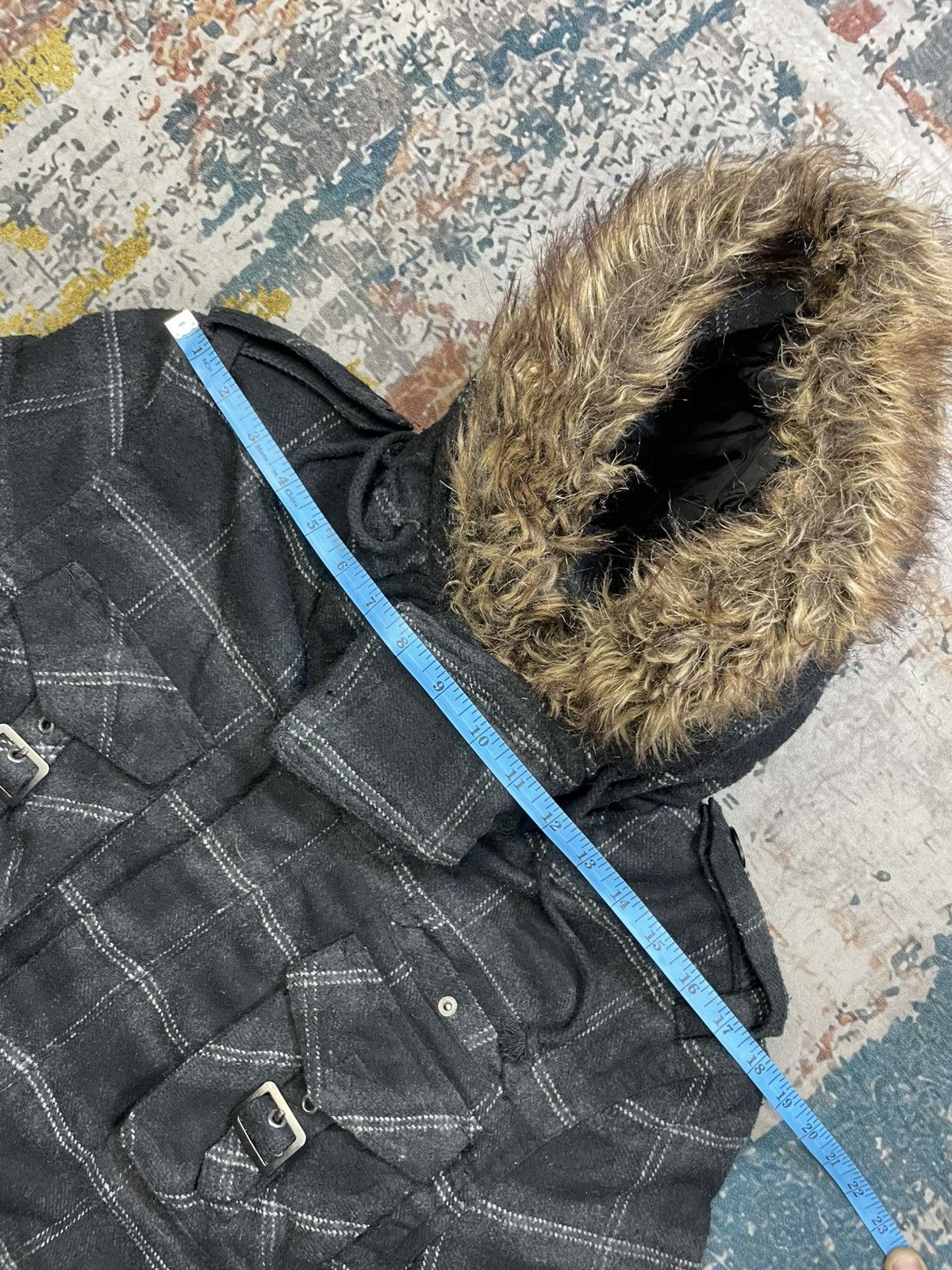 In The Attic In The Attic Rockers Garment Plaid Wool Blend Jacket Size US M / EU 48-50 / 2 - 15 Thumbnail
