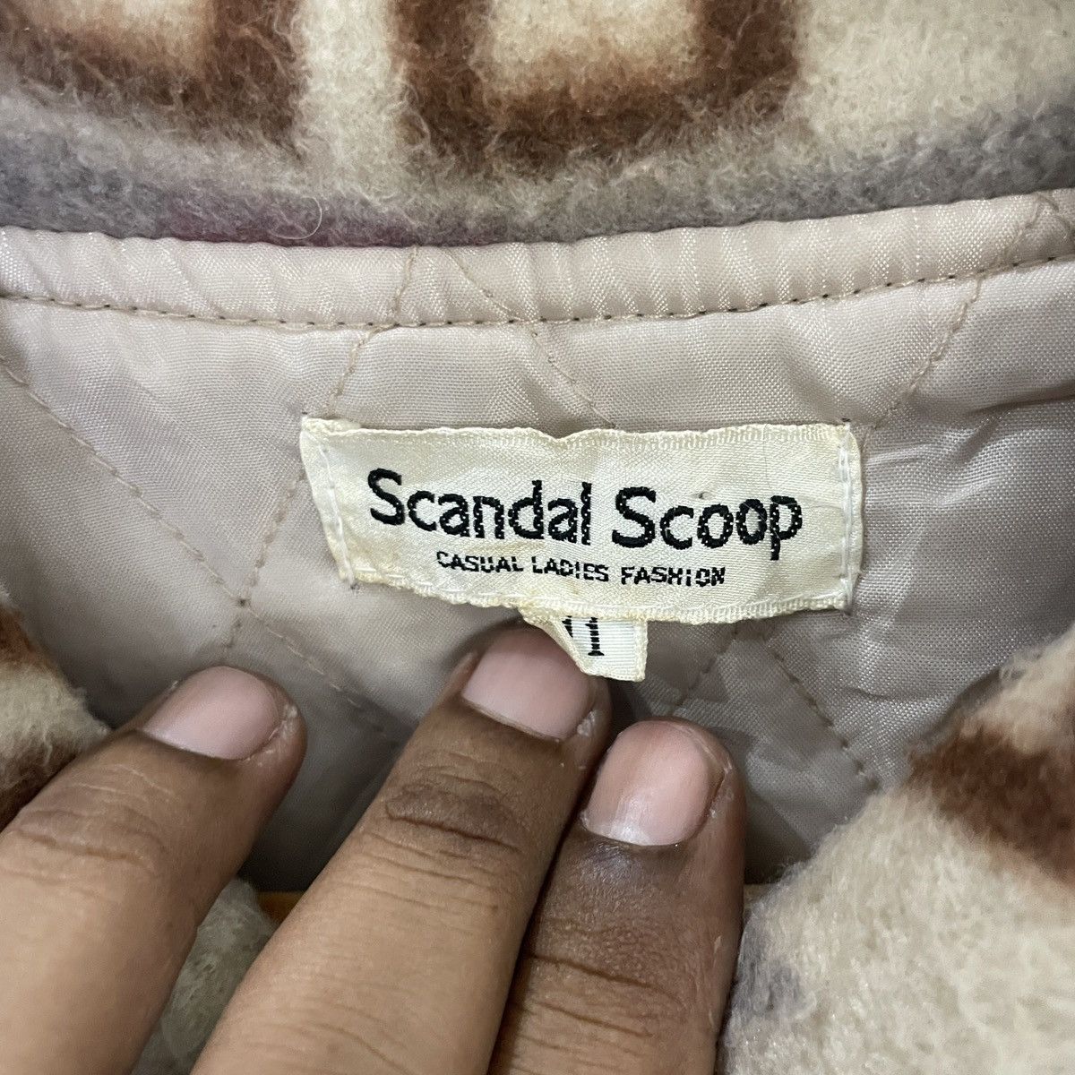 Japanese Brand Vintage Scandal Scoop Aztex Navajo Art Jacket Size XL / US 12-14 / IT 48-50 - 5 Thumbnail