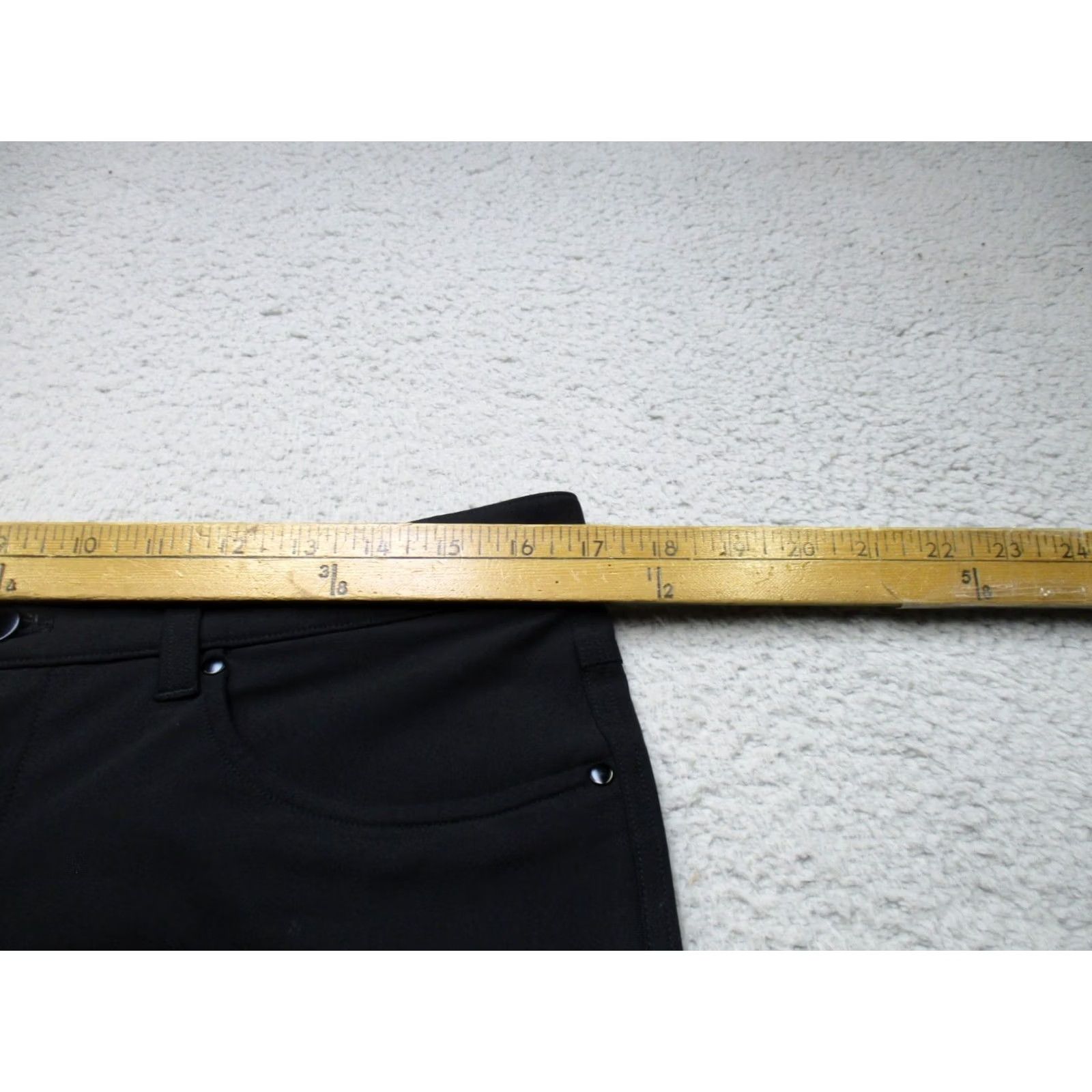 Lululemon Lululemon ABC Pants Mens 32 Black Slim Fit Chino Casual Warpstreme Golf Travel Pants Jeans Trousers Slim 5-Pocket Design Size US 33 - 4 Thumbnail