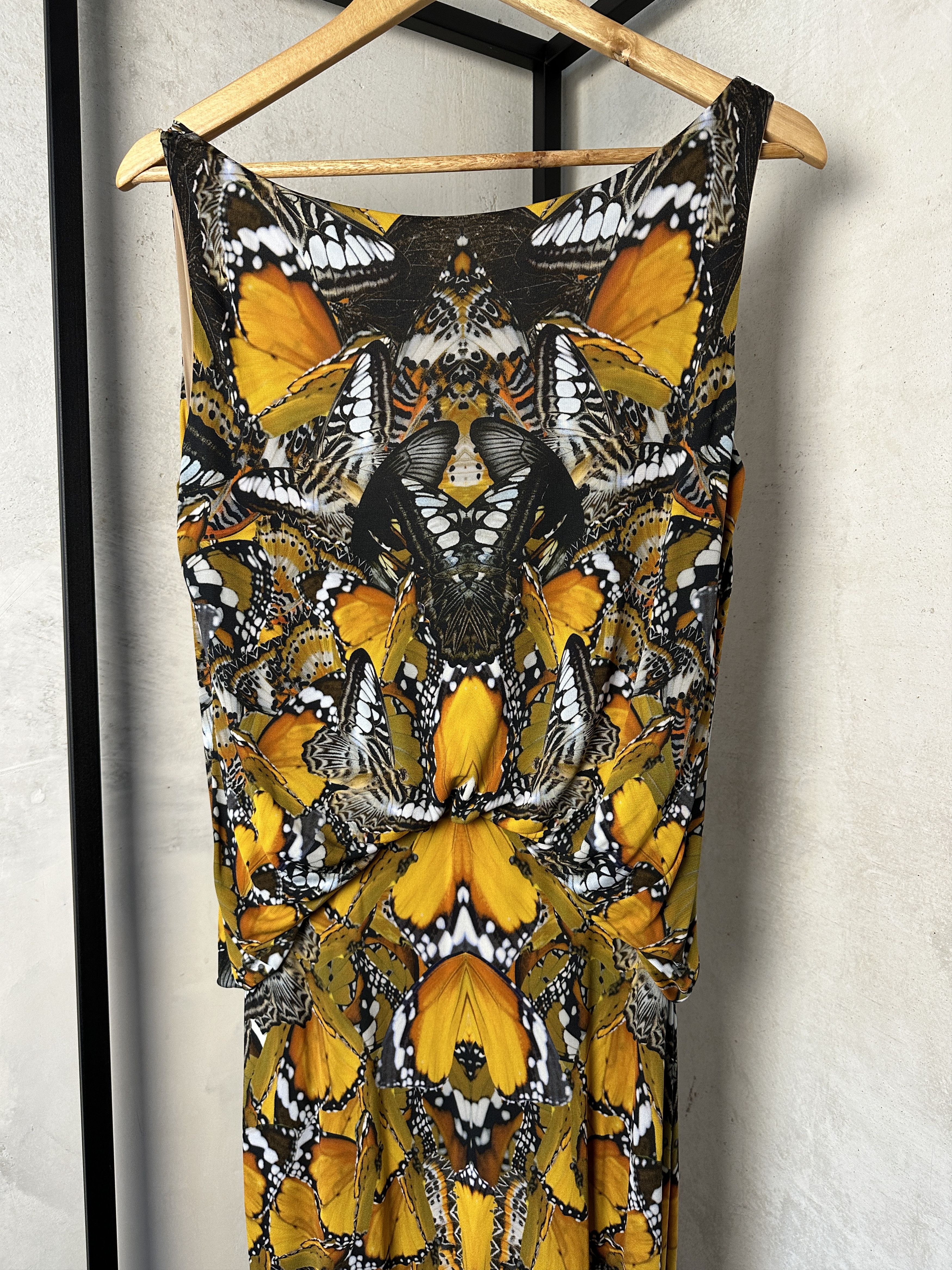Alexander McQueen Alexander McQueen SS11 Butterfly Midi Dress Size S / US 4 / IT 40 - 5 Thumbnail