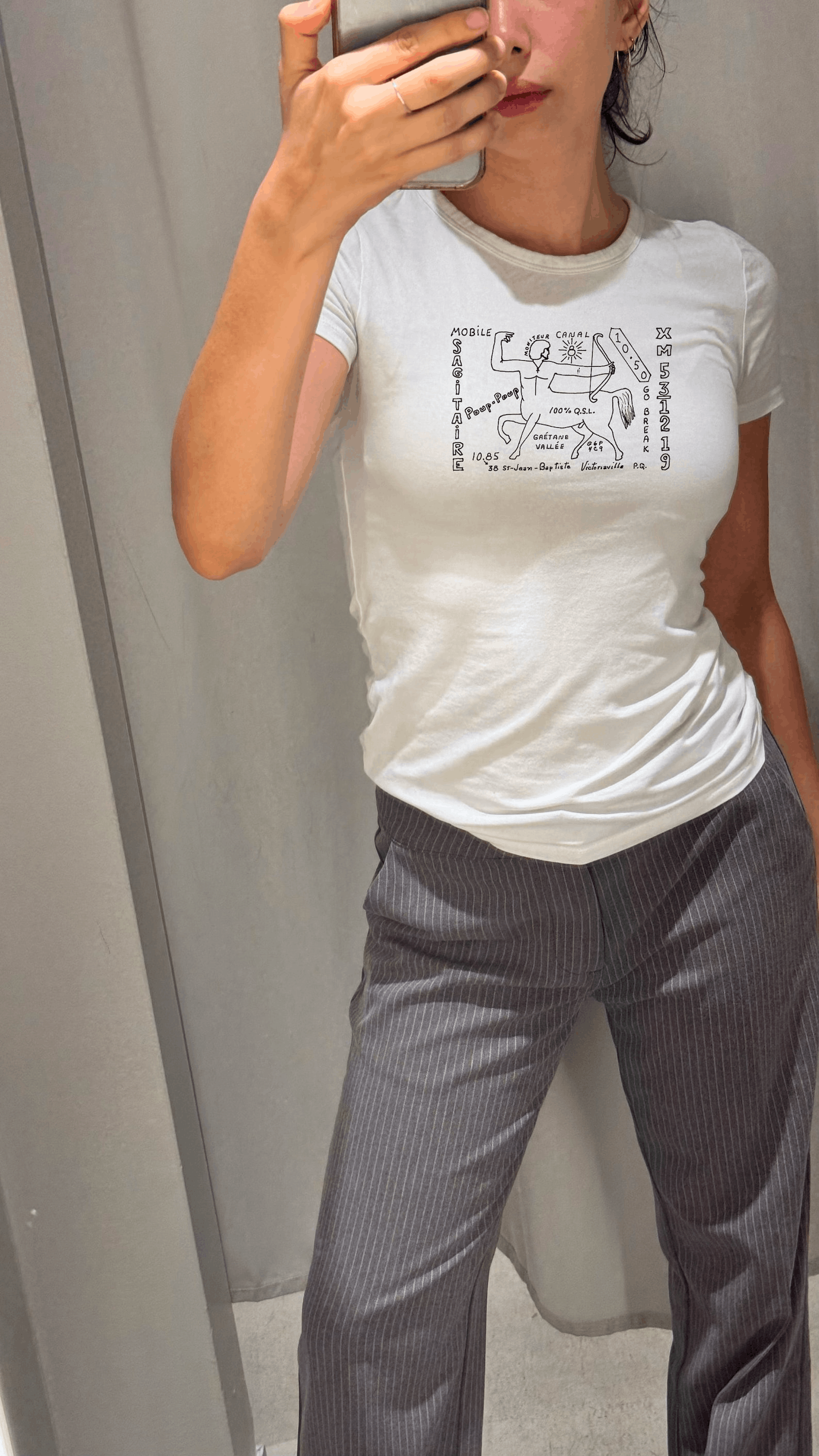 Other Sagittarius Zodiac Baby Tee – Retro 90s Graphic Size M / US 6-8 / IT 42-44 - 3 Thumbnail