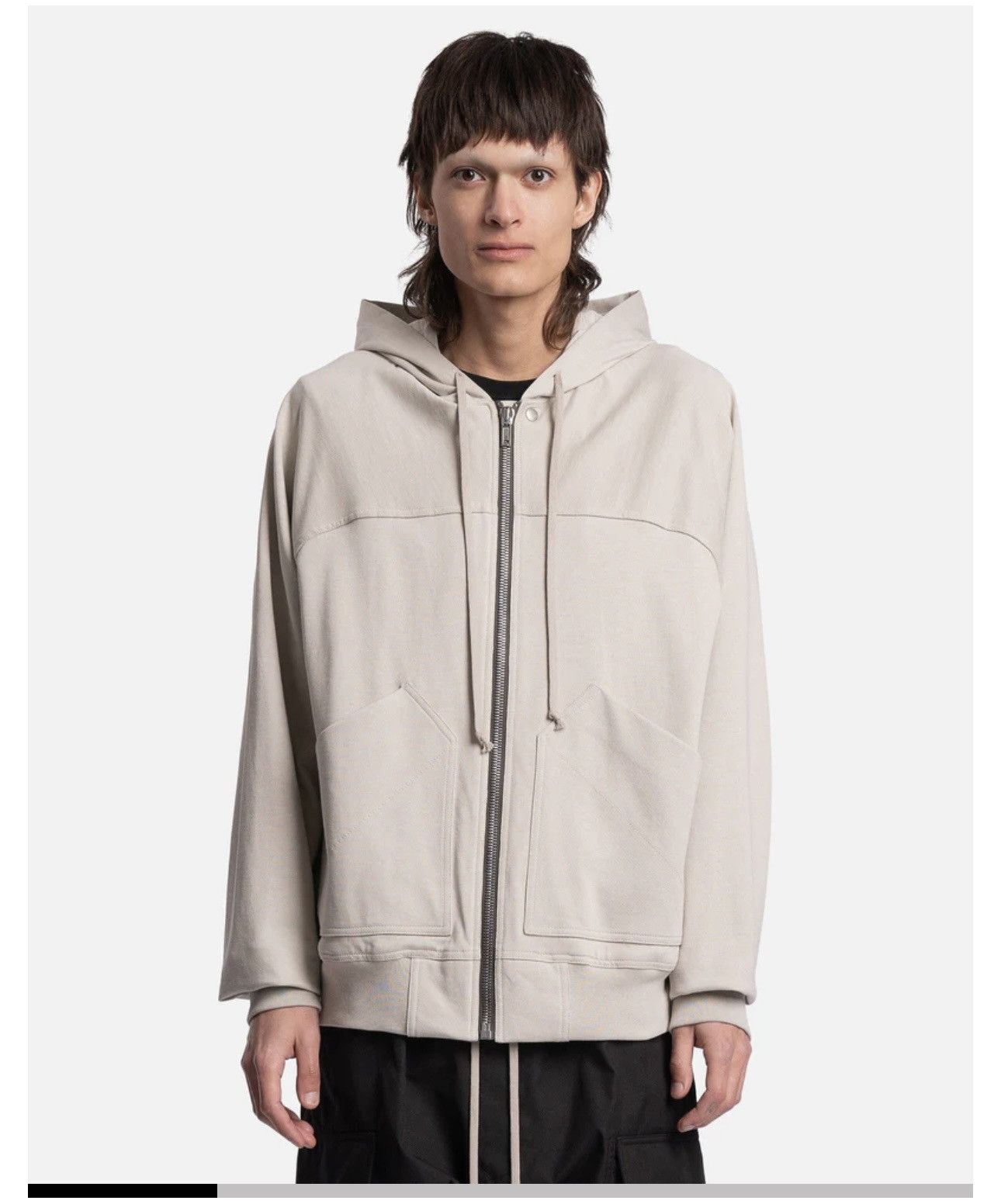 Rick Owens Edfu Windbreaker Pearl Size US L / EU 52-54 / 3 - 1 Thumbnail