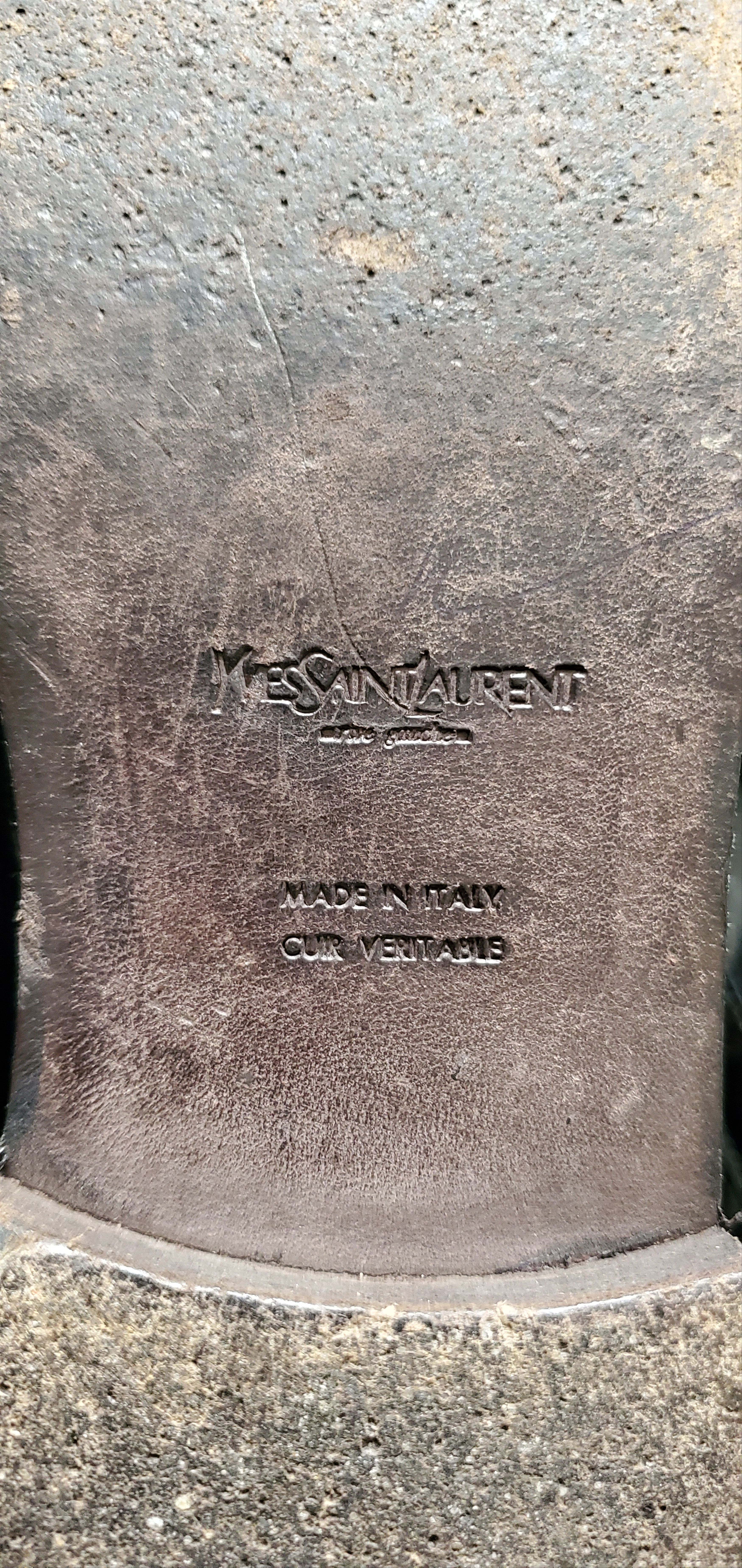 Yves Saint Laurent YSL Patent Leather Knee Boots Size US 6.5 / IT 36.5 - 5 Thumbnail