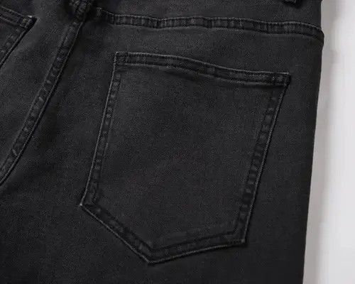 Jean Trendy retro street hip-hop distressed casual flared jeans Size US 32 / EU 48 - 5 Thumbnail