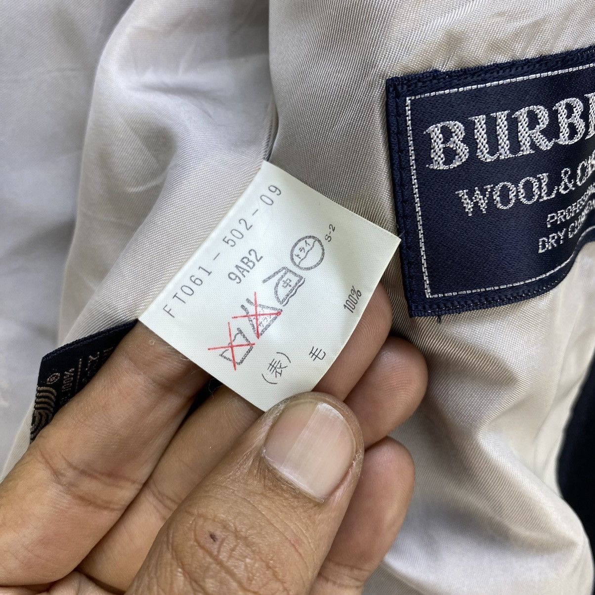 Burberry 🔥Vintage Burberrys Long Coat Wool and Cashmere Jacket Size M / US 6-8 / IT 42-44 - 11 Thumbnail