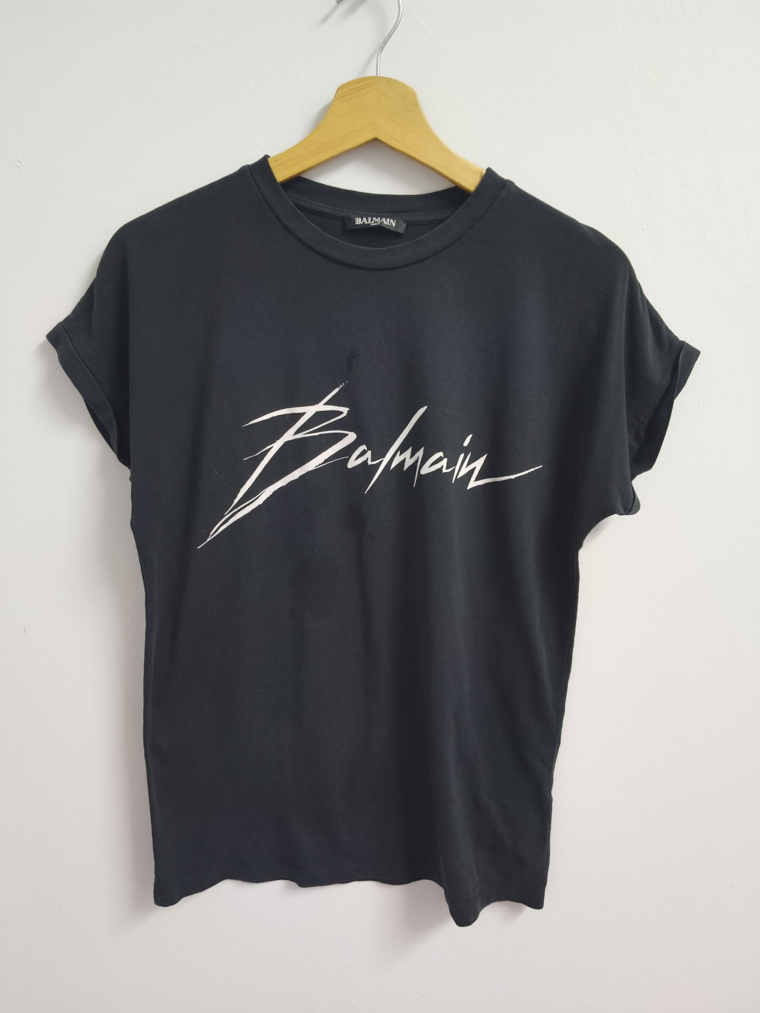 Balmain 0G🔥GRAIL BALMAIN SPELLOUT Size M / US 6-8 / IT 42-44 - 1 Thumbnail