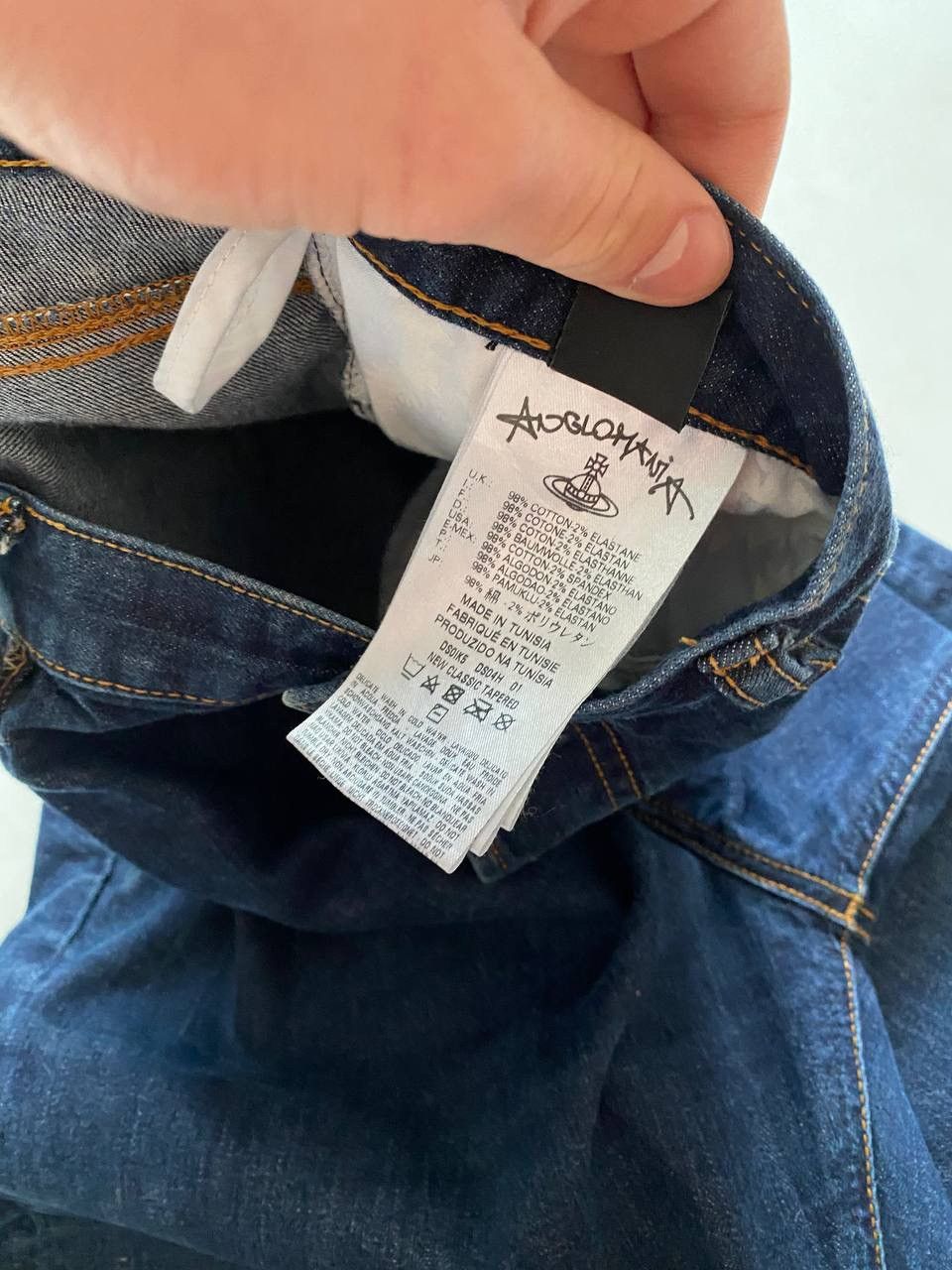 Vivienne Westwood Rare Vivienne Westwood big logo vintage demin jeans pants Size US 36 / EU 52 - 10 Thumbnail