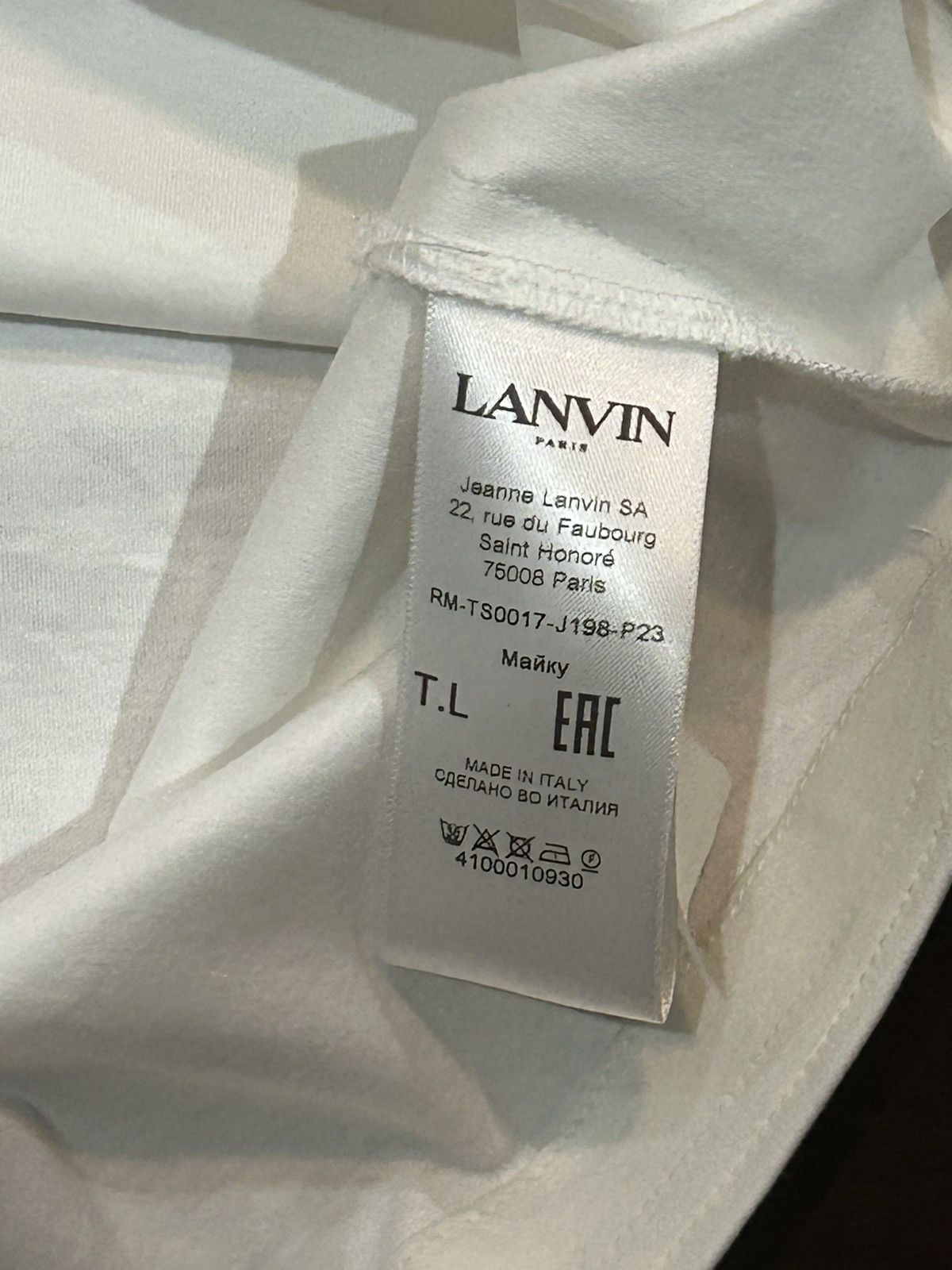 Lanvin Lanvin Size US L / EU 52-54 / 3 - 6 Thumbnail
