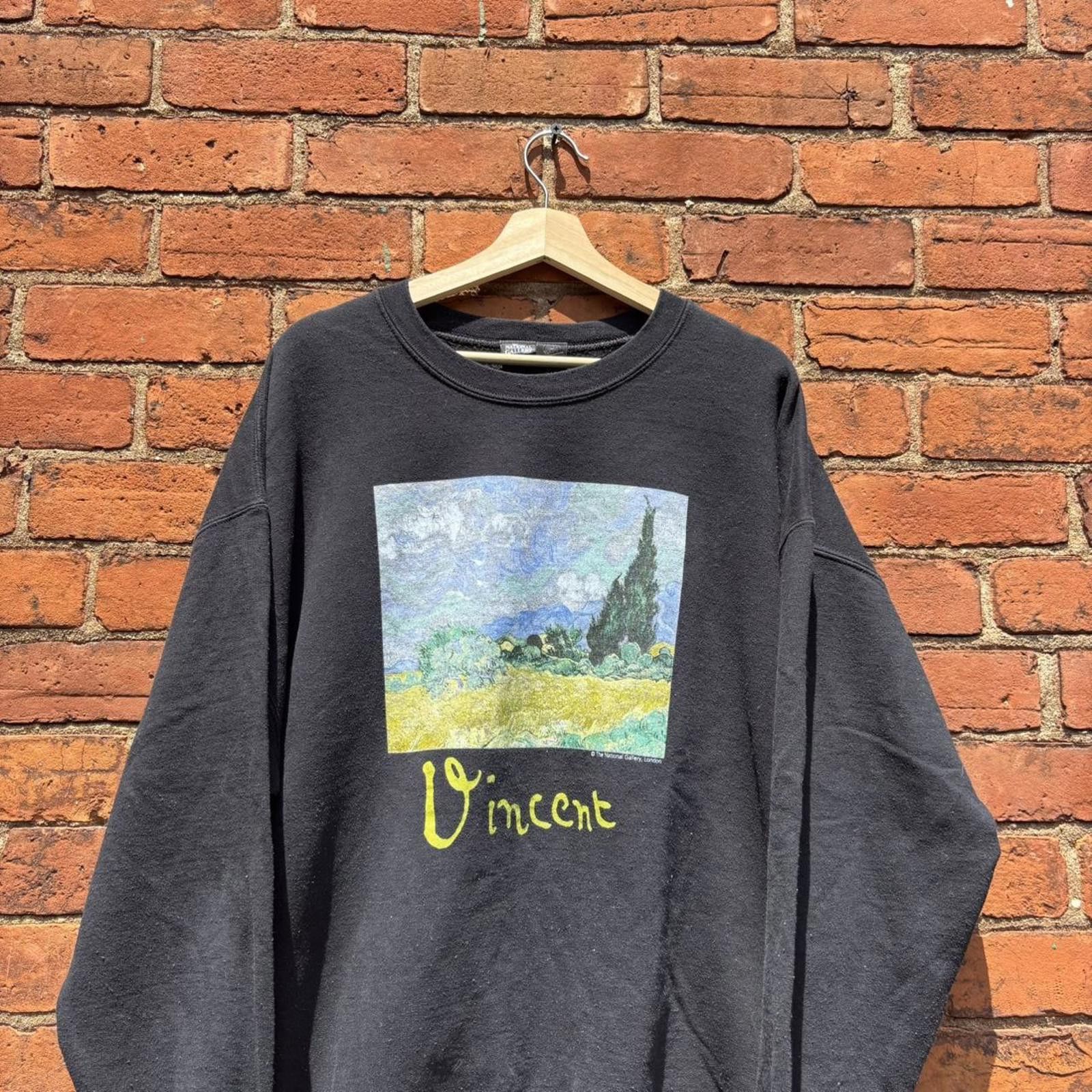 Urban Outfitters Vincent Van Gogh crewneck sweatshirt 00s fits L/XL Size US M / EU 48-50 / 2 - 3 Thumbnail