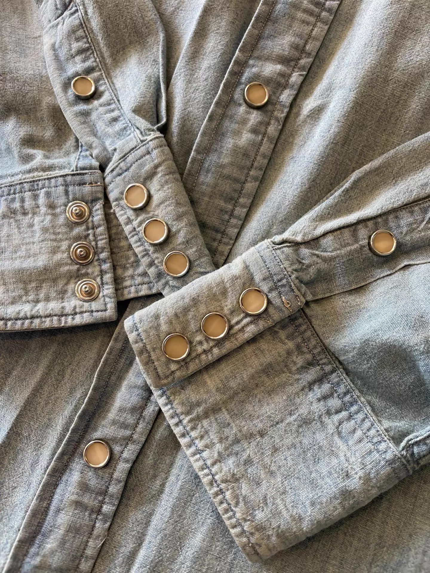 RRL Ralph Lauren RRL 2026 Denim Shirt M Like New Size US M / EU 48-50 / 2 - 5 Thumbnail