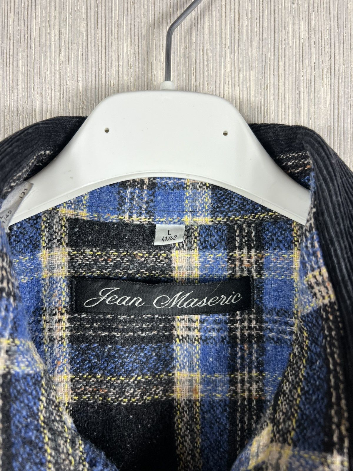 Kapital Vintage 90s Jean Maseric plaid knitted checked shirt retro Size US L / EU 52-54 / 3 - 17 Thumbnail