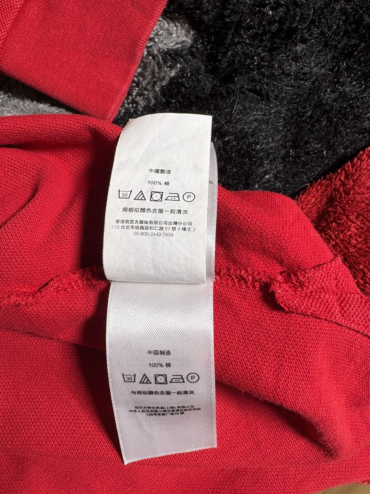 Polo Ralph Lauren Polo RL Red Long Sleeve Polo USA Flag Patch kids M (10-12) Size US XXS / EU 40 - 14 Thumbnail