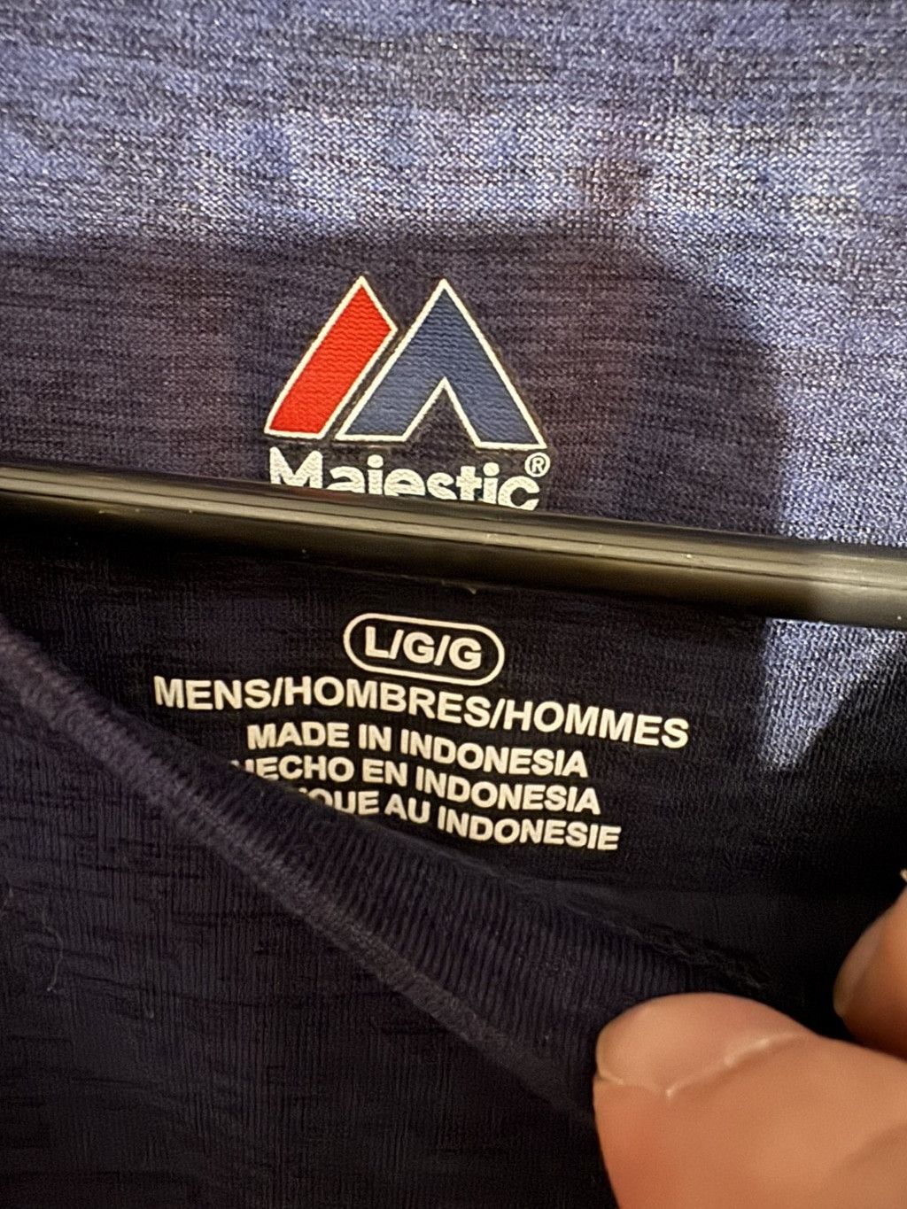 Majestic New England Patriots Majestic Tee Men L Blue New With Tags Size US L / EU 52-54 / 3 - 5 Thumbnail