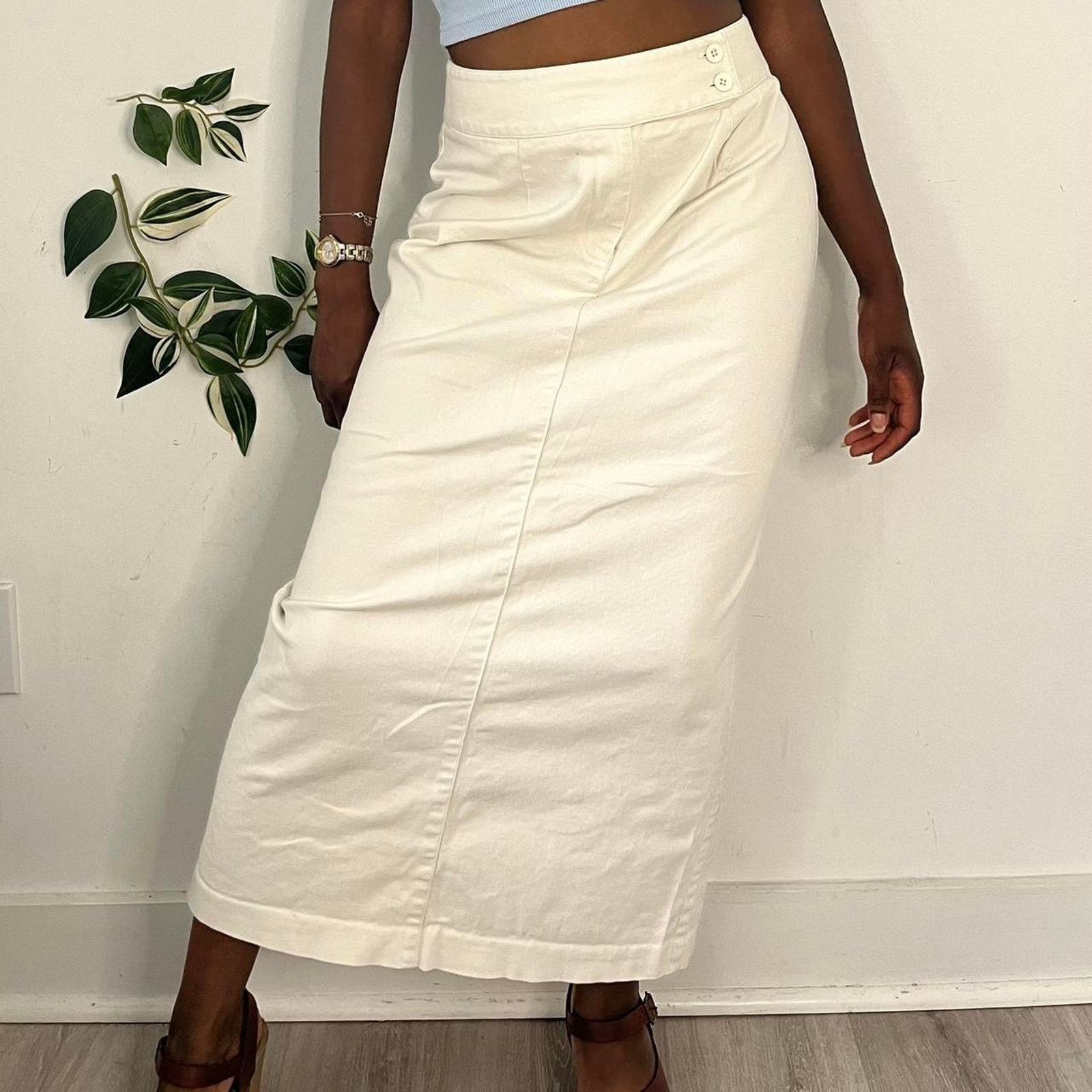 Other Long khaki skirt Size 28" / US 6 / IT 42 - 1 Thumbnail