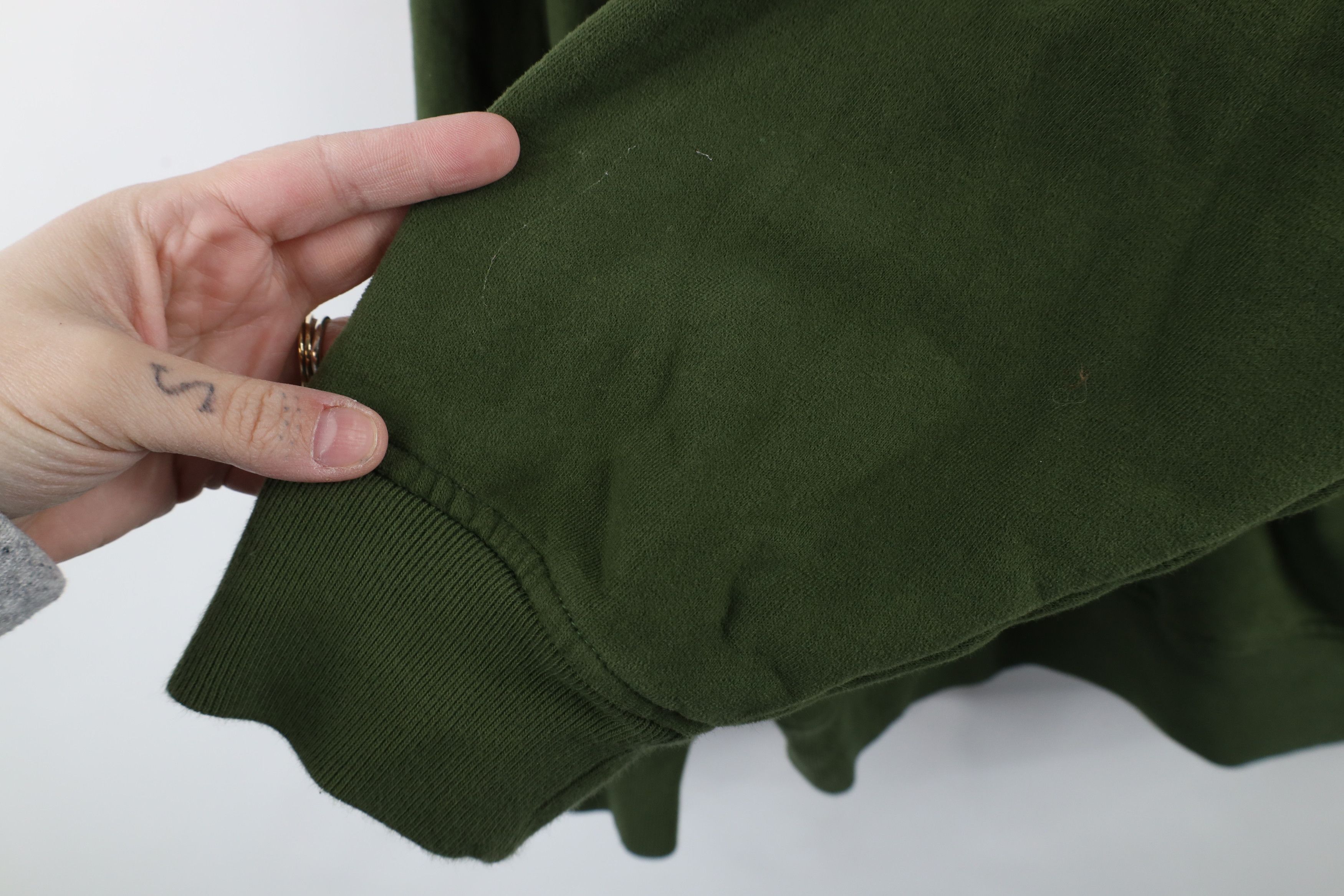 Tommy Hilfiger × Vintage Vintage Tommy Hilfiger Spell Out Crewneck Sweatshirt Green Size US XXL / EU 58 / 5 - 7 Thumbnail