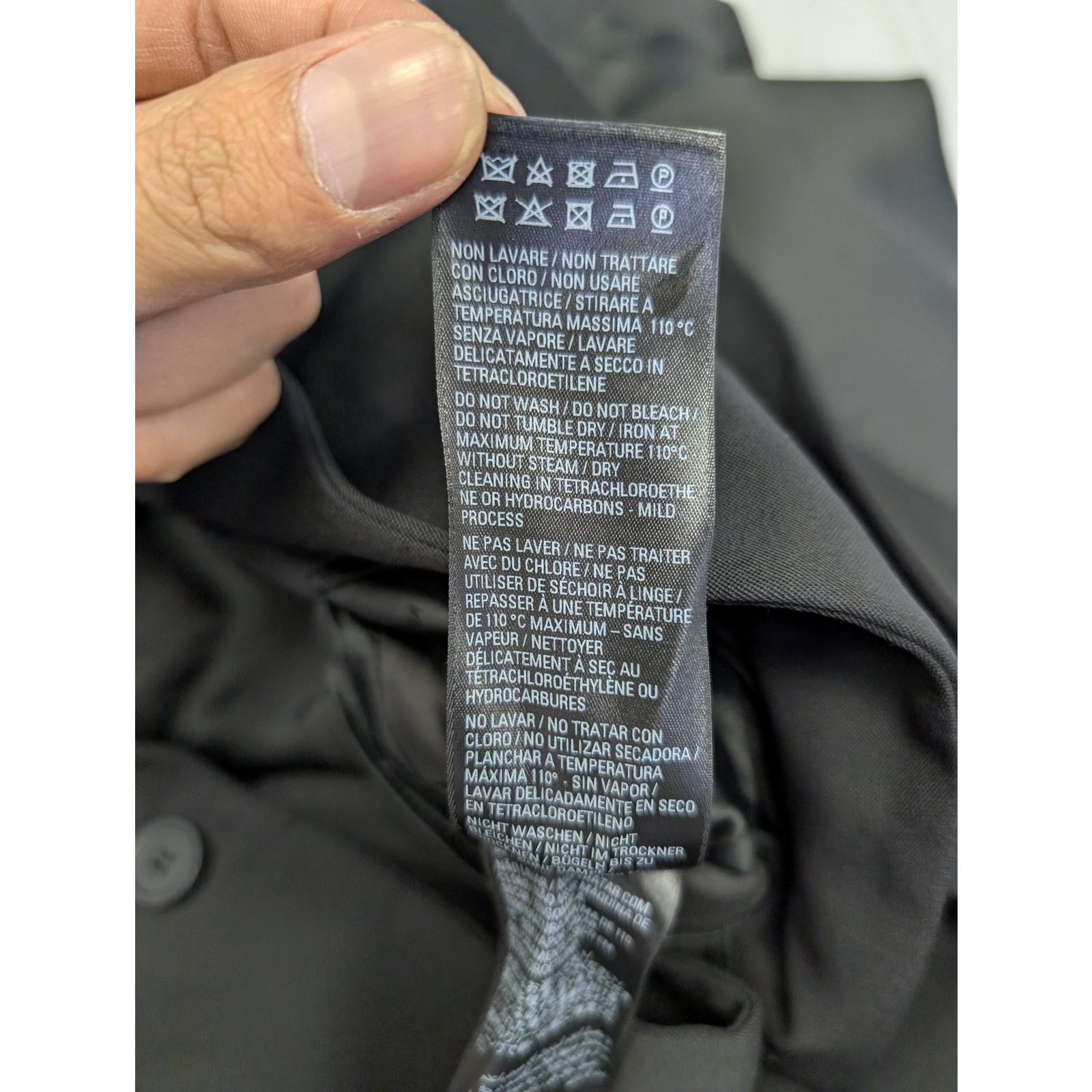 Balenciaga o1rshd1 Barathea Coat in Black Size US M / EU 48-50 / 2 - 17 Thumbnail