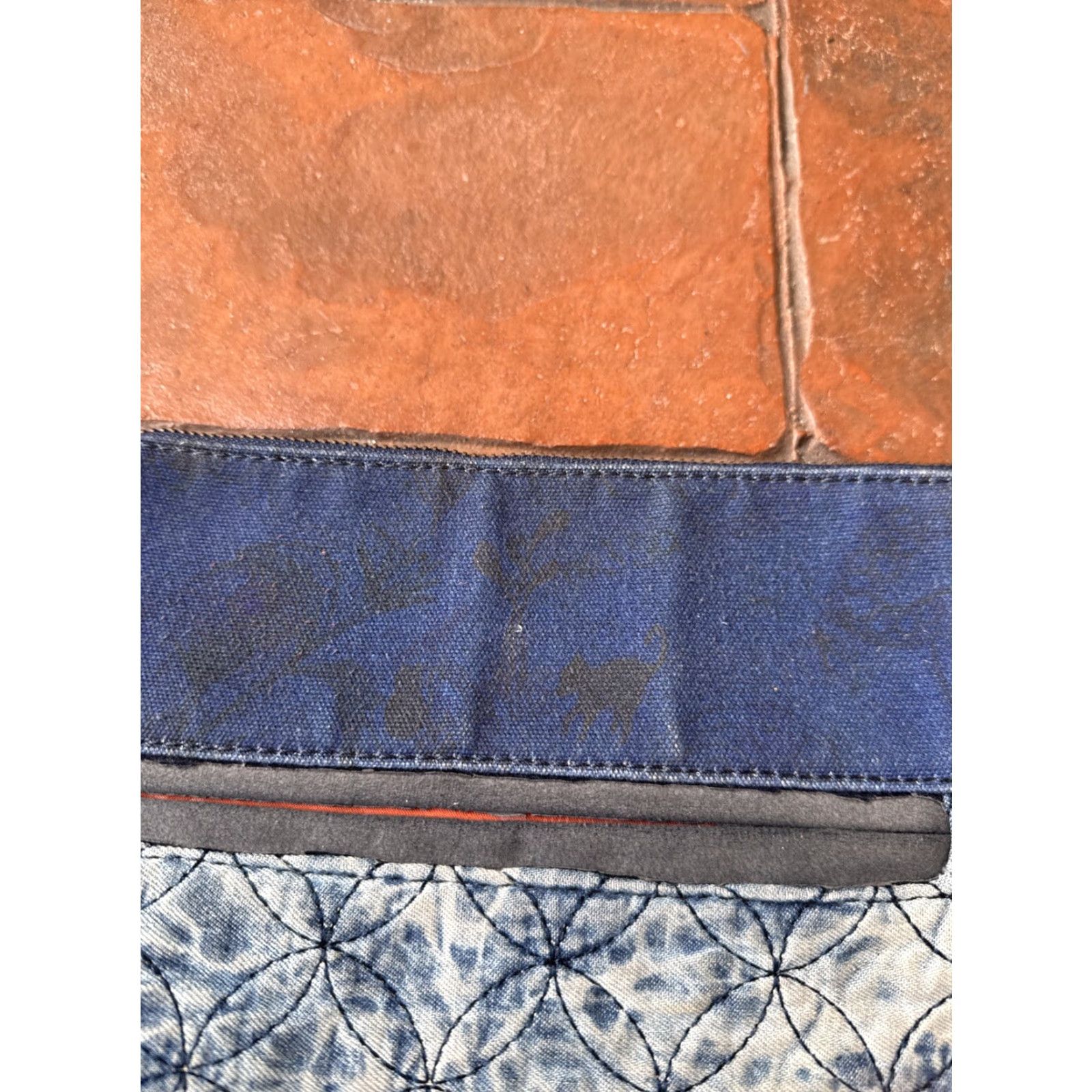 Desigual Desigual Brooklyn Floral Embroidered Canvas Leather Crossbody Bag Womens Medium Multicolor Crossbody Bag Size ONE SIZE - 7 Thumbnail