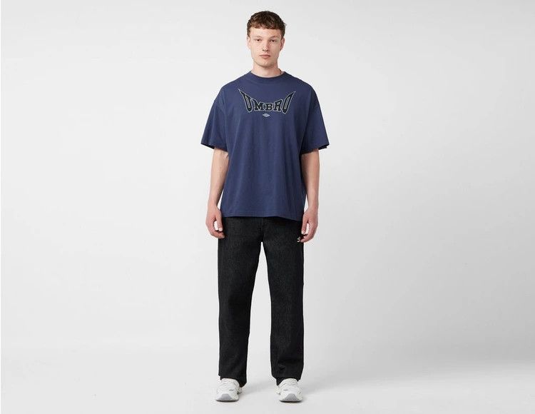 Umbro x Slam Jam Navy Logo Oversized T-Shirt Size US L / EU 52-54 / 3 - 4 Thumbnail
