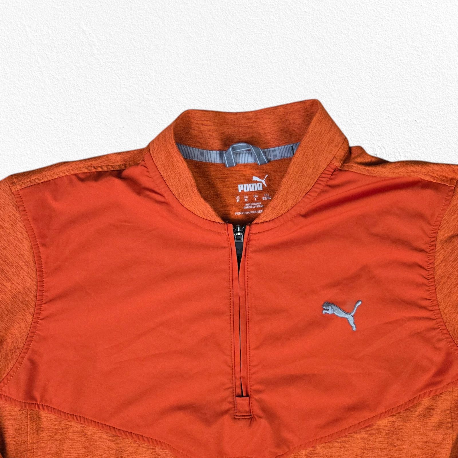 Puma Puma Orange Running Active Sweatshirt Size Medium Size US M / EU 48-50 / 2 - 3 Thumbnail