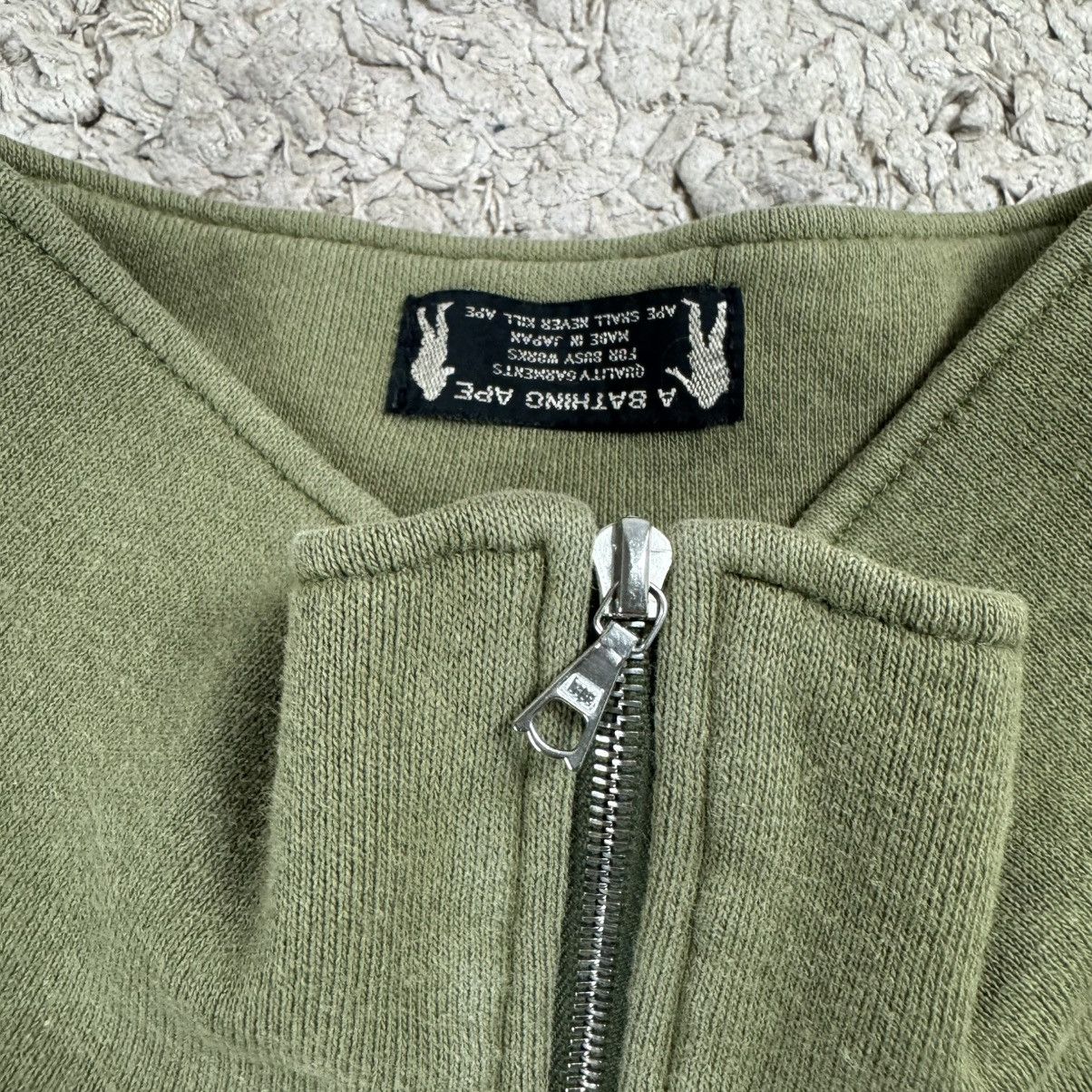 Bape Vintage Bape Exclusive Spellout Half Zipper Sweatshirt Size US S / EU 44-46 / 1 - 9 Thumbnail