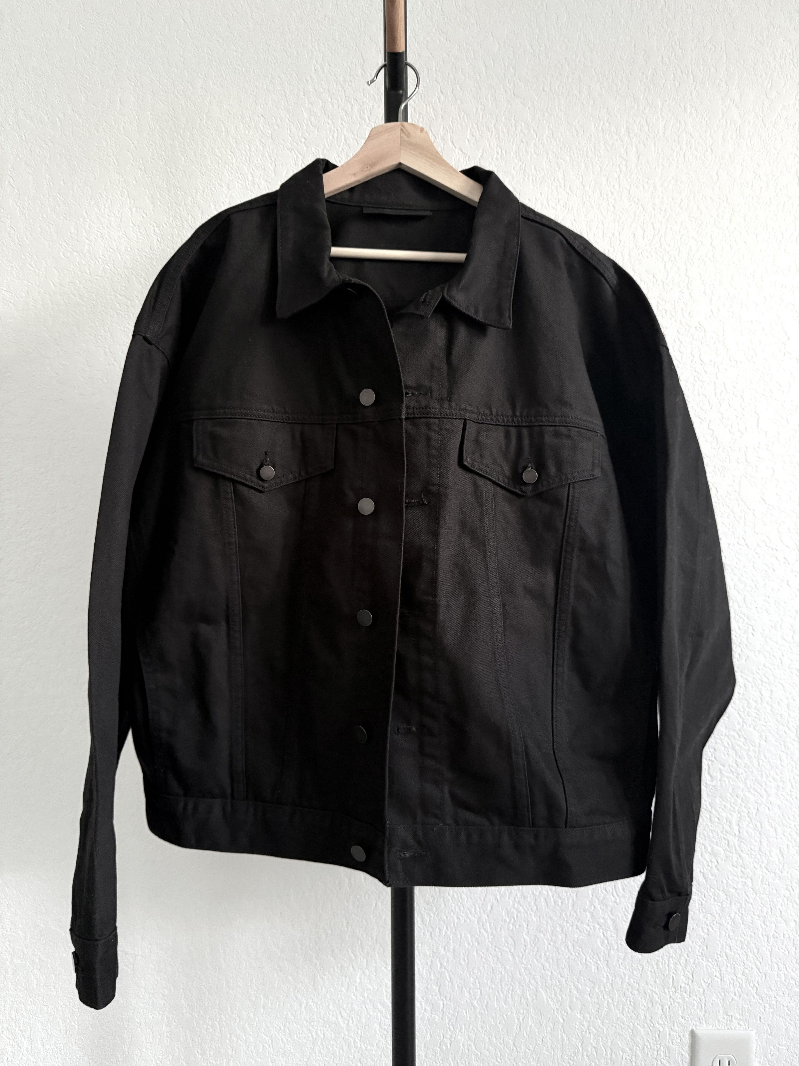 Essentials × Fear of God Fear of God Essentials black denim jacket Size US S / EU 44-46 / 1 - 1 Thumbnail