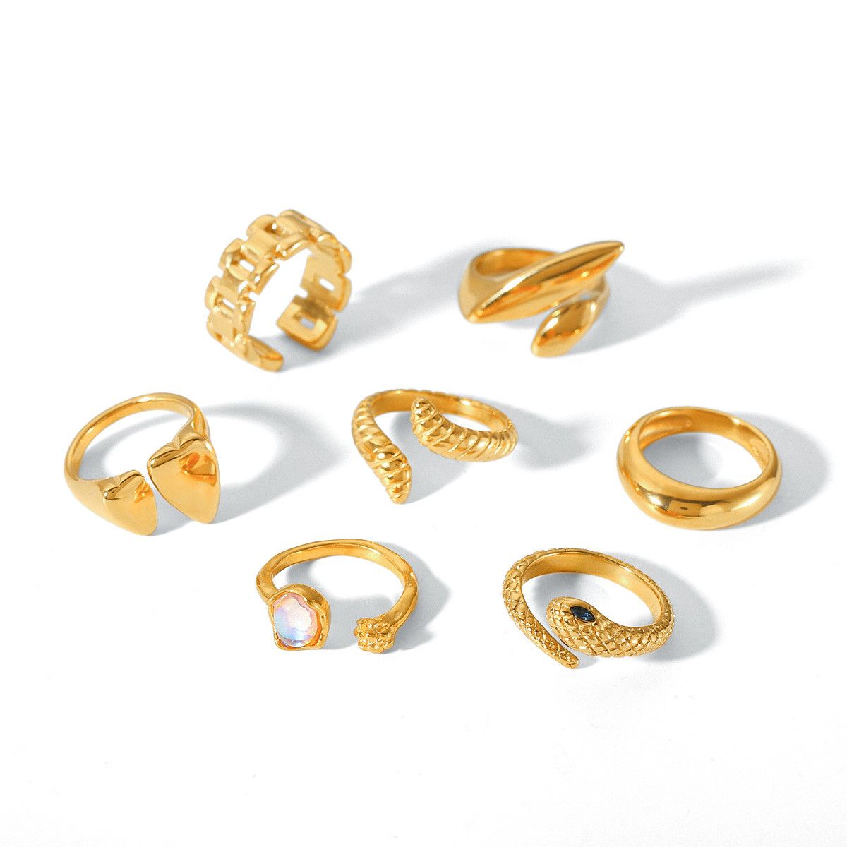 Jewelry New Design Jewelry Rings Open Size Chrome Ring (Size 7-13) Size ONE SIZE - 5 Thumbnail