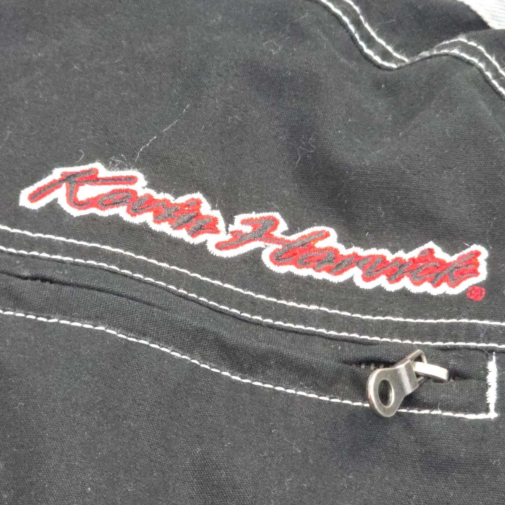 Chase Authentics VINTAGE Kevin Harvick Chase Authentics NASCAR Jacket Size L Black Racer Striped Embroidered Men Regular Band Collar Jacket Size US L / EU 52-54 / 3 - 4 Thumbnail