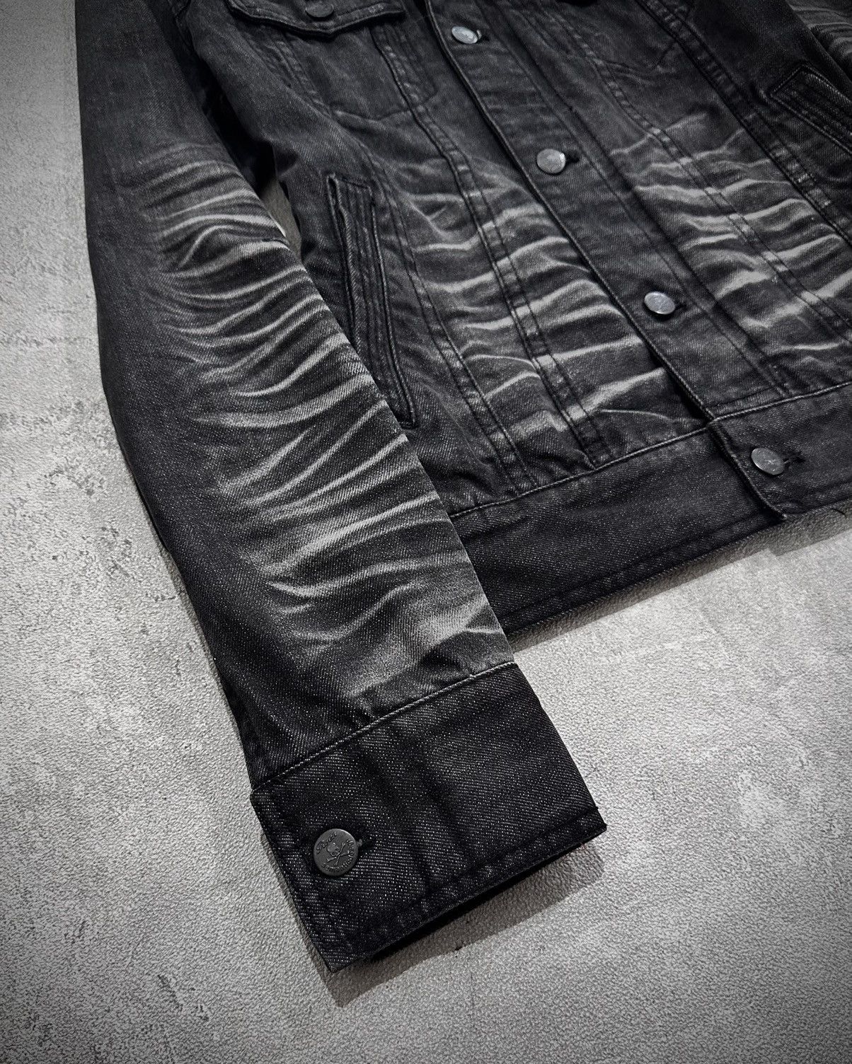 Roen Roen x Semantic Design Black Washed Denim Jacket Size US M / EU 48-50 / 2 - 4 Thumbnail