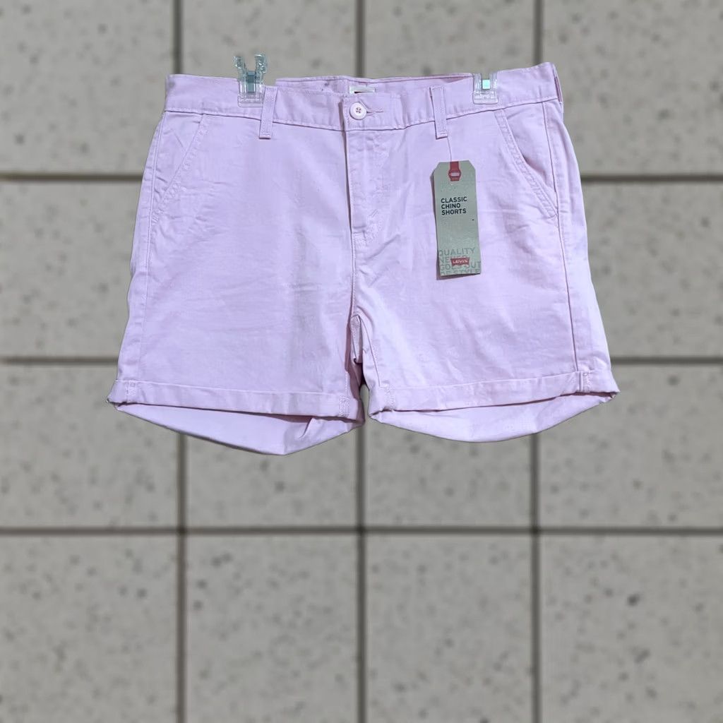 Levi's NWT Levi'S Womens Classic Chino Shorts - Trough Style Mid-Rise Size 24" / US 00 / IT 34 - 1 Thumbnail