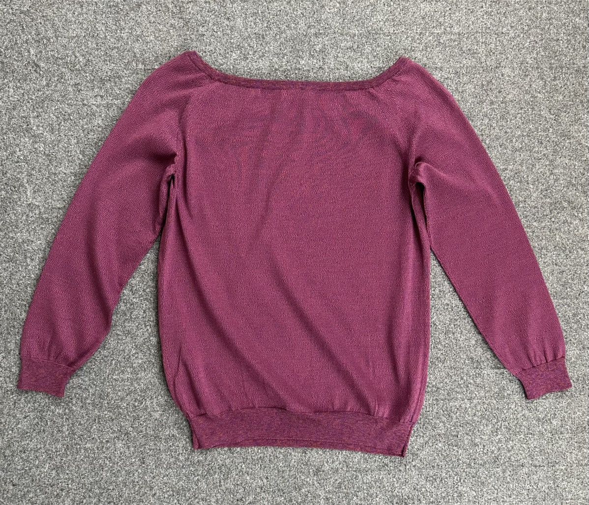 Hermes Hermes - Knitted Silk Off Shoulder Tops Size XS / US 0-2 / IT 36-38 - 4 Thumbnail