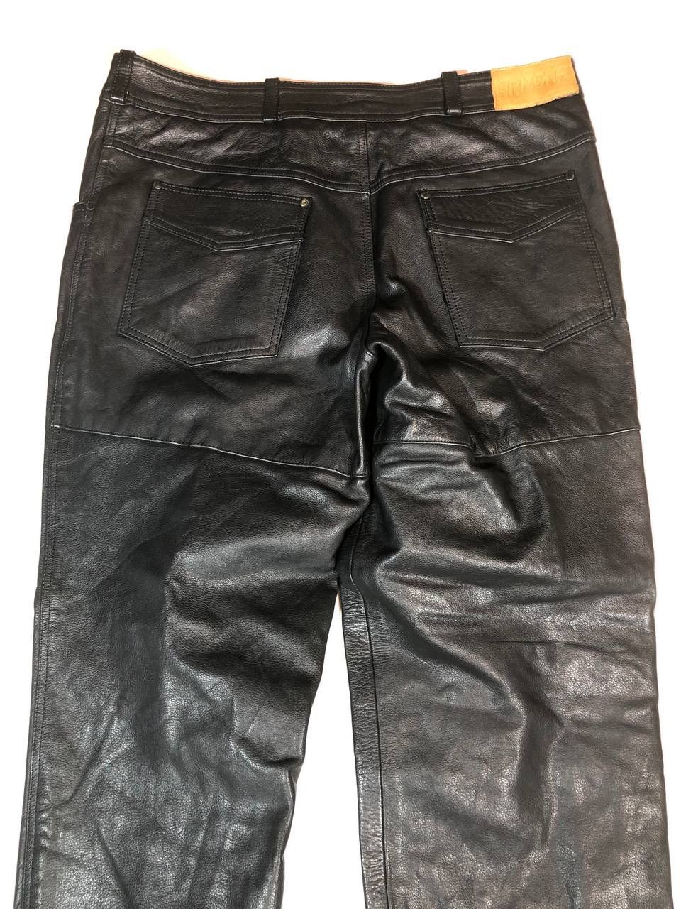 Leather × Vintage Leder Arizona USA Leather Moto Biker Pants Size US 36 / EU 52 - 7 Thumbnail