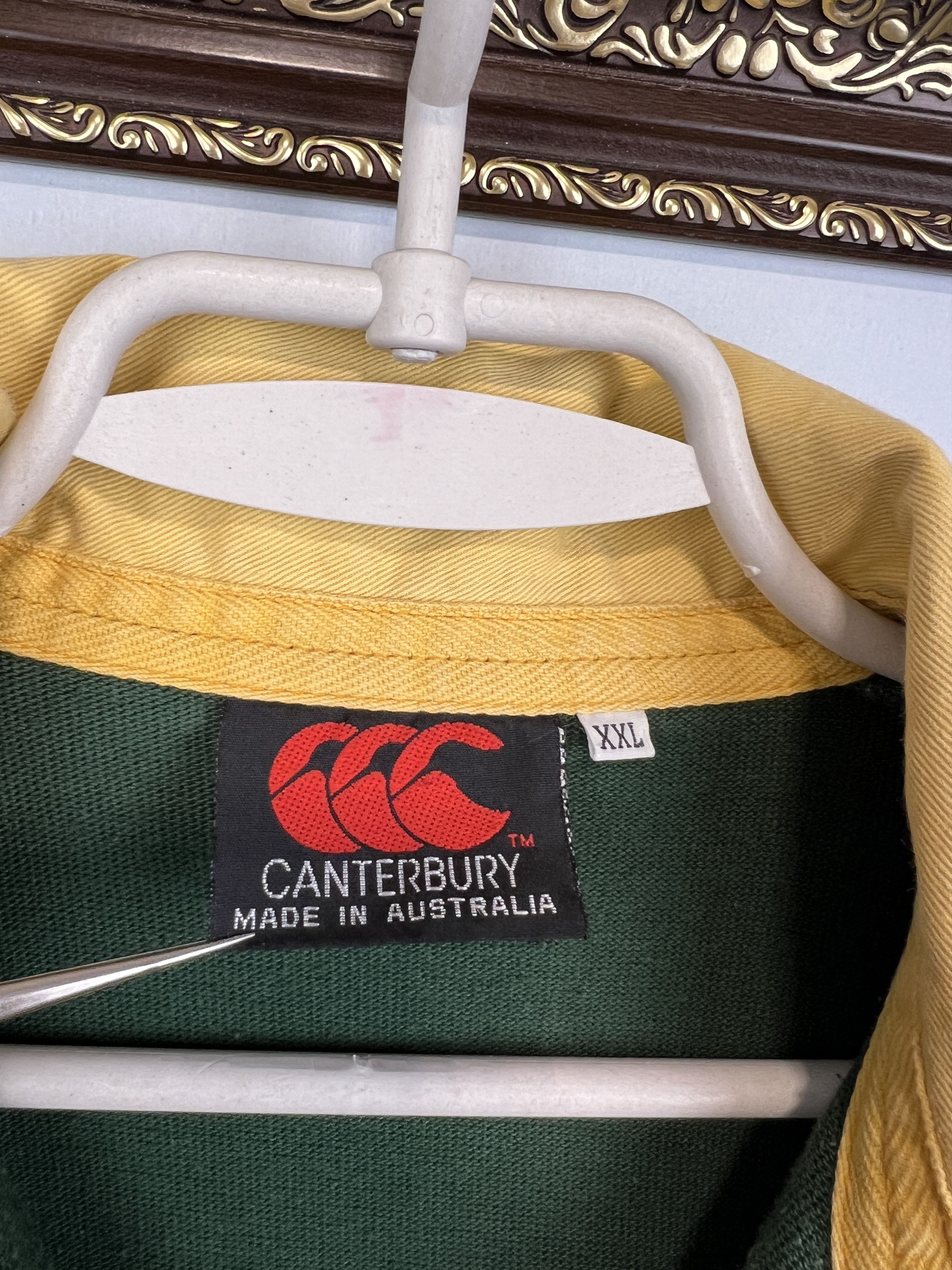 Vintage Canterbury South Africa Rugby Union Jersey Long Sleeve Size US XXL / EU 58 / 5 - 6 Thumbnail