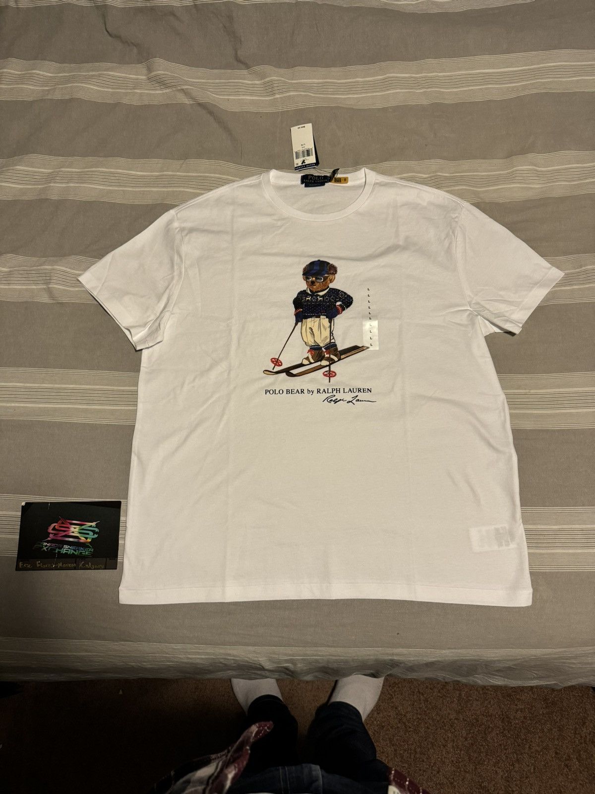 Polo Ralph Lauren × Ralph Lauren Polo Bear Ski Tee White Size US L / EU 52-54 / 3 - 1 Thumbnail