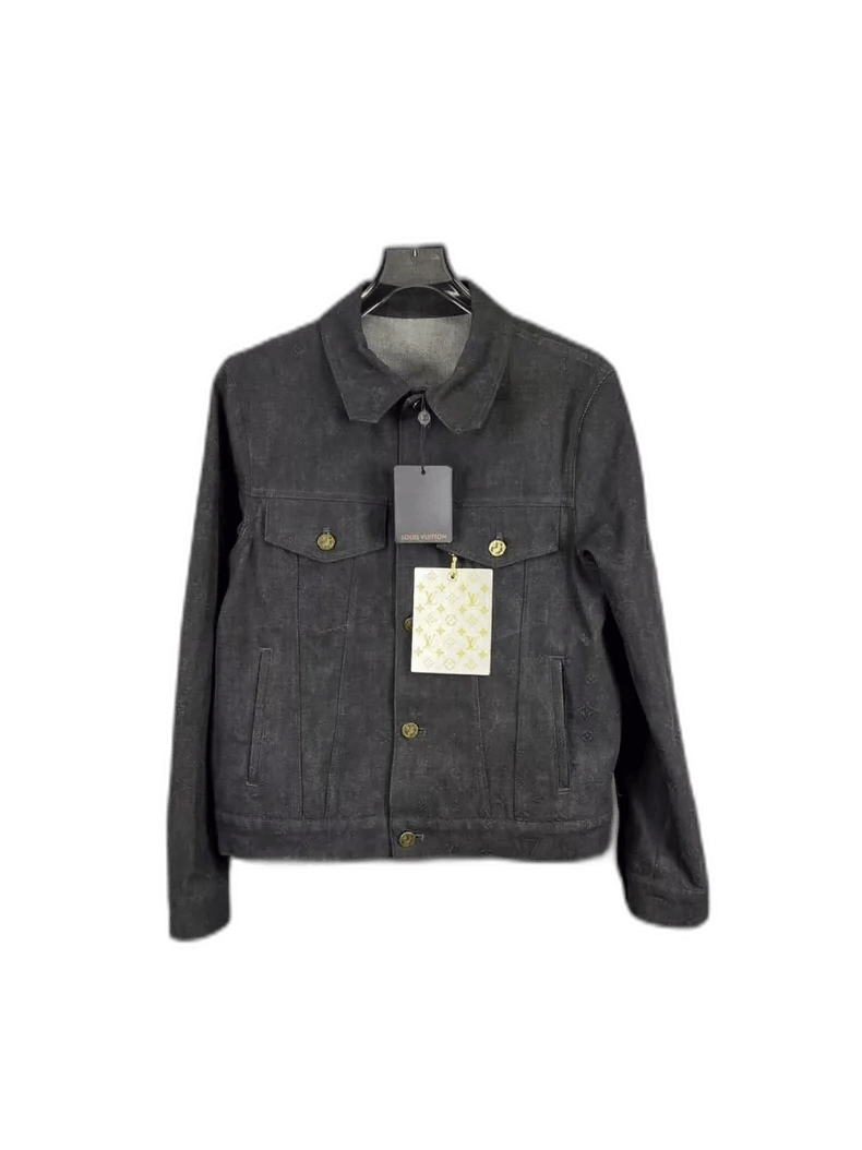 Louis Vuitton Louis Vuitton Logo Denim Jacket with Tags-yf Size US L / EU 52-54 / 3 - 1 Thumbnail