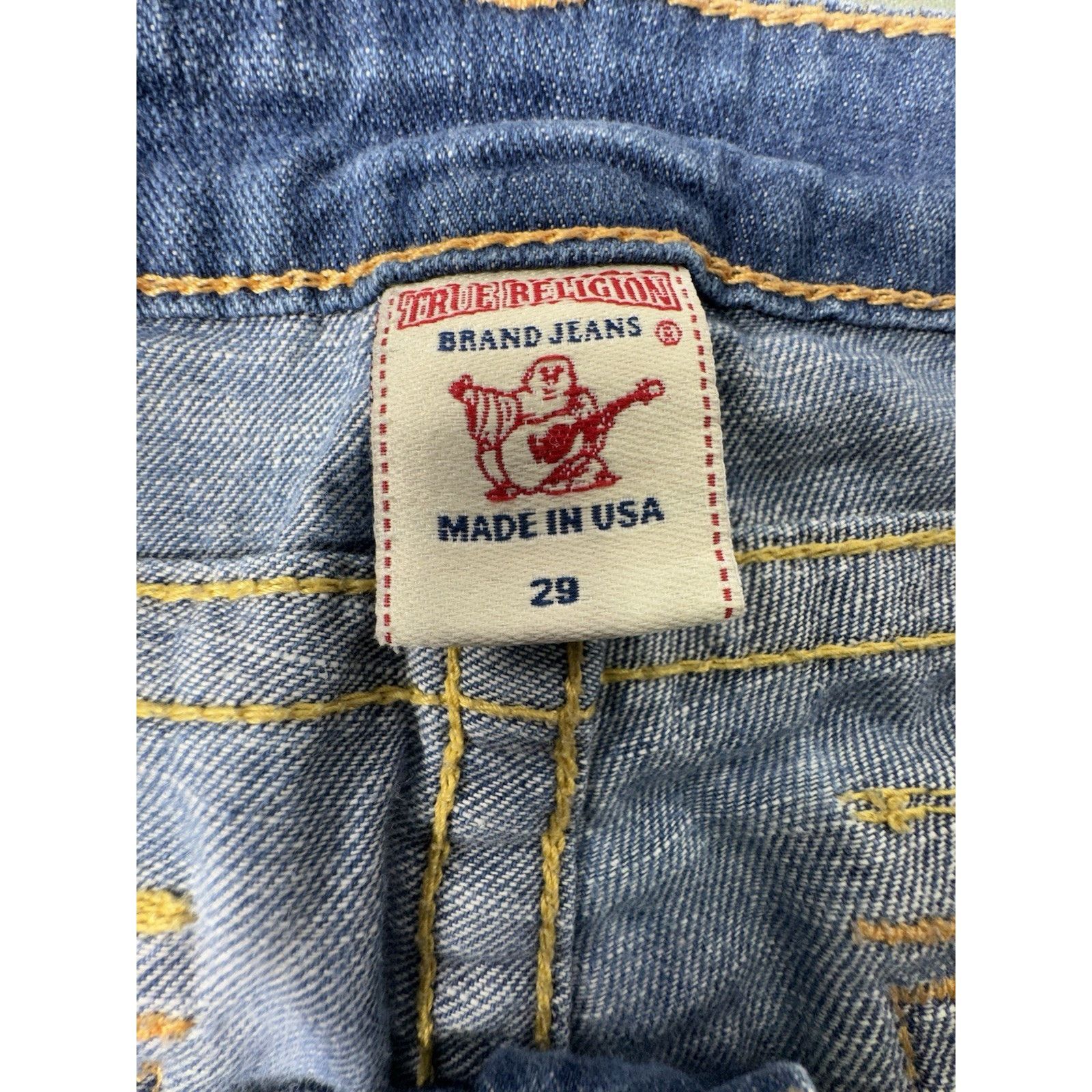 True Religion True Religion Disco Billy Jeans Womens 29 Blue Bootcut Size 29" - 8 Thumbnail