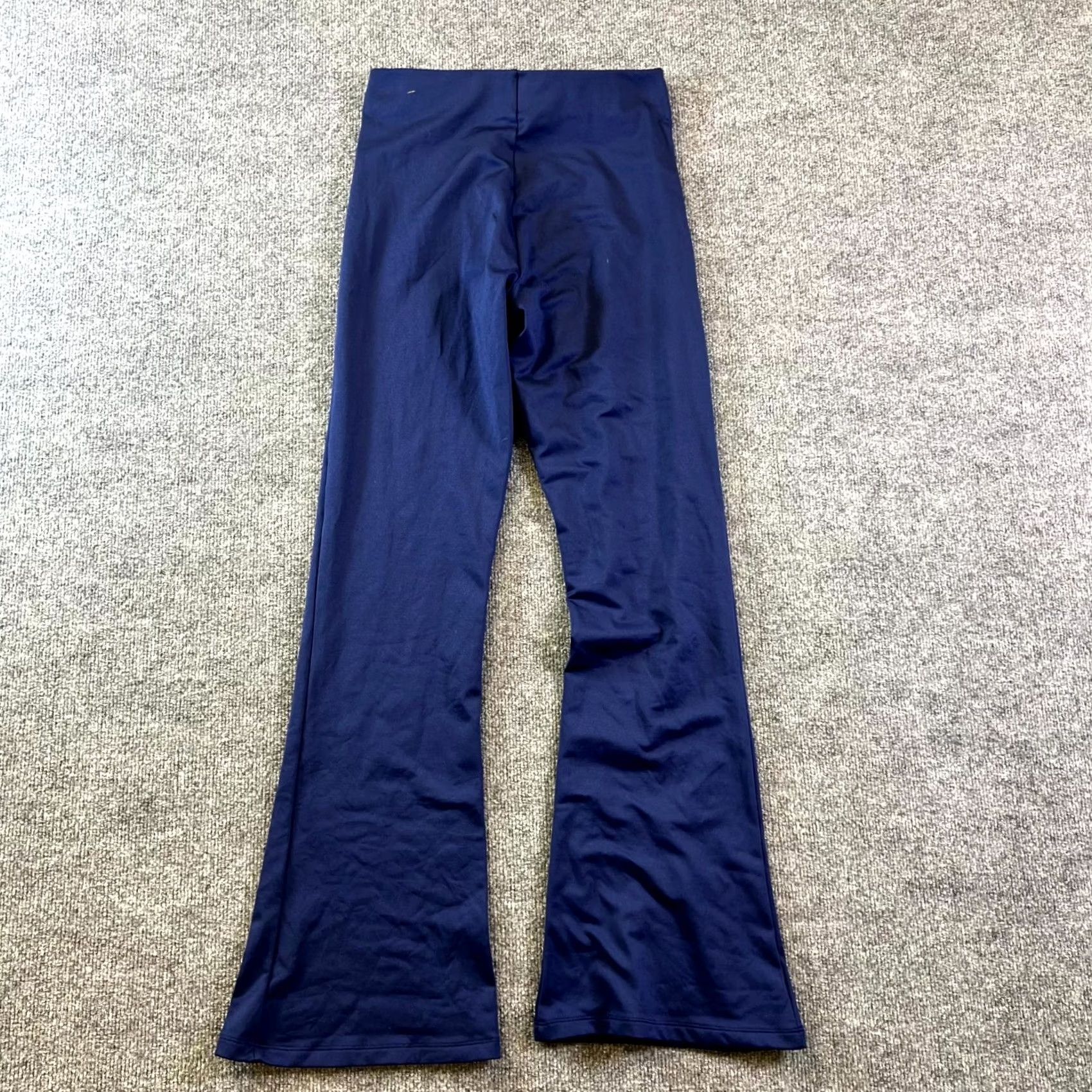 Pinko Pink Leggings Womens Medium Navy Blue High-Waist Flared Leg Yoga Gym Wear Size 32" / US 10 / IT 46 - 2 Thumbnail
