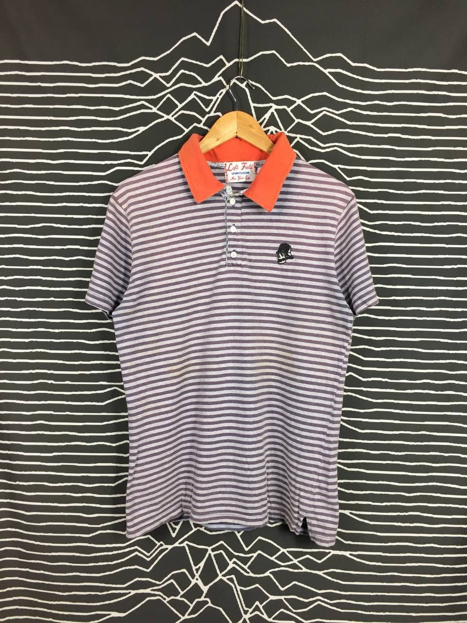 Left Field Nyc Left Field Sportswear NYC Skull Embroidered Logo Polo Tee Size US M / EU 48-50 / 2 - 1 Thumbnail