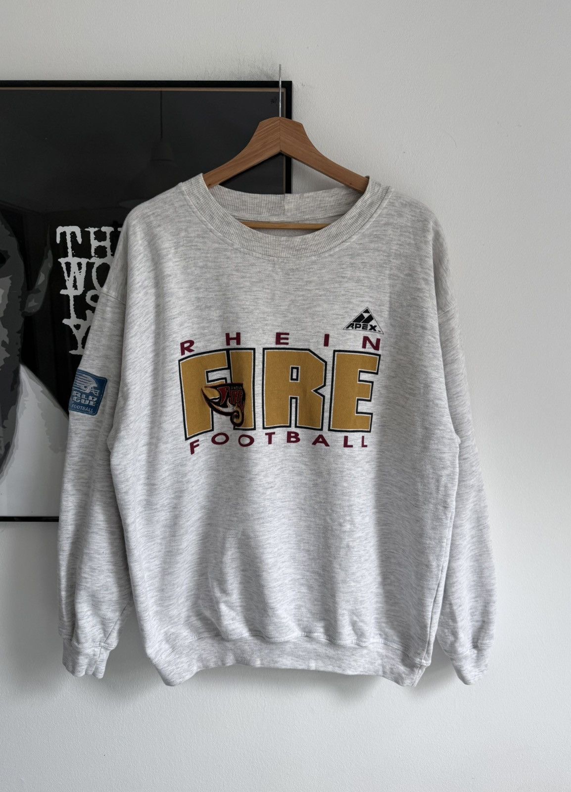 NFL Rhein Fire Football Apex NFL Vintage Crewneck Size US L / EU 52-54 / 3 - 1 Thumbnail