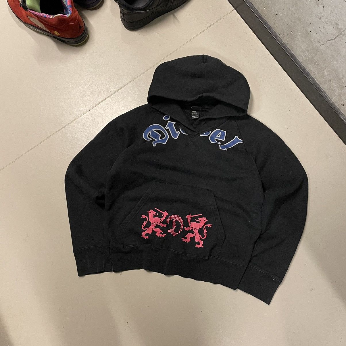Diesel × Japanese Brand × Vintage Diesel Vintage Hoodie Size US S / EU 44-46 / 1 - 1 Thumbnail
