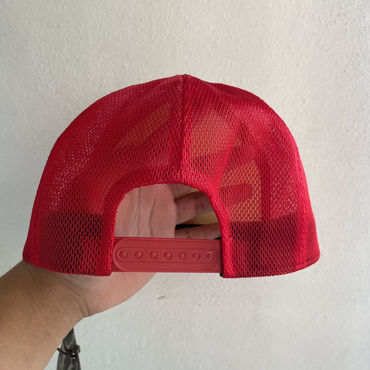 Bape Vintage Bape Mad Face Mesh Trucker Cap Size ONE SIZE - 7 Thumbnail