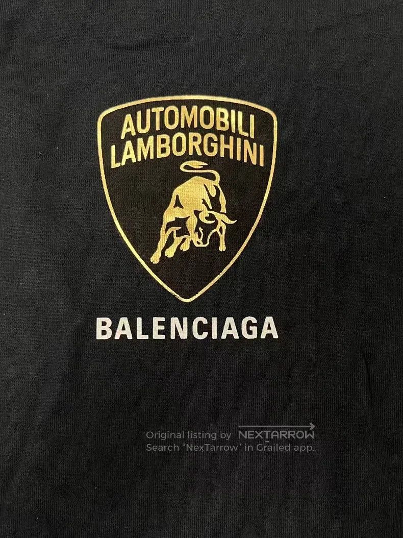 Balenciaga Balenciaga Car logo print short sleeve T-shirt Size US L / EU 52-54 / 3 - 3 Thumbnail