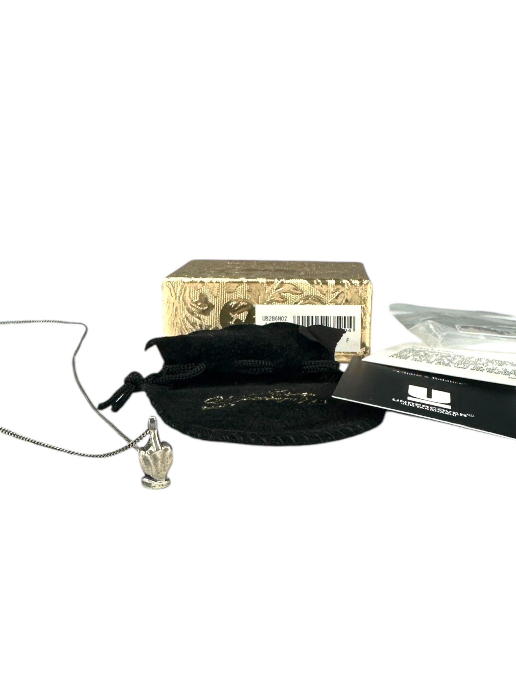 AW14 Undercover “Middle Finger” Fuck You Necklace