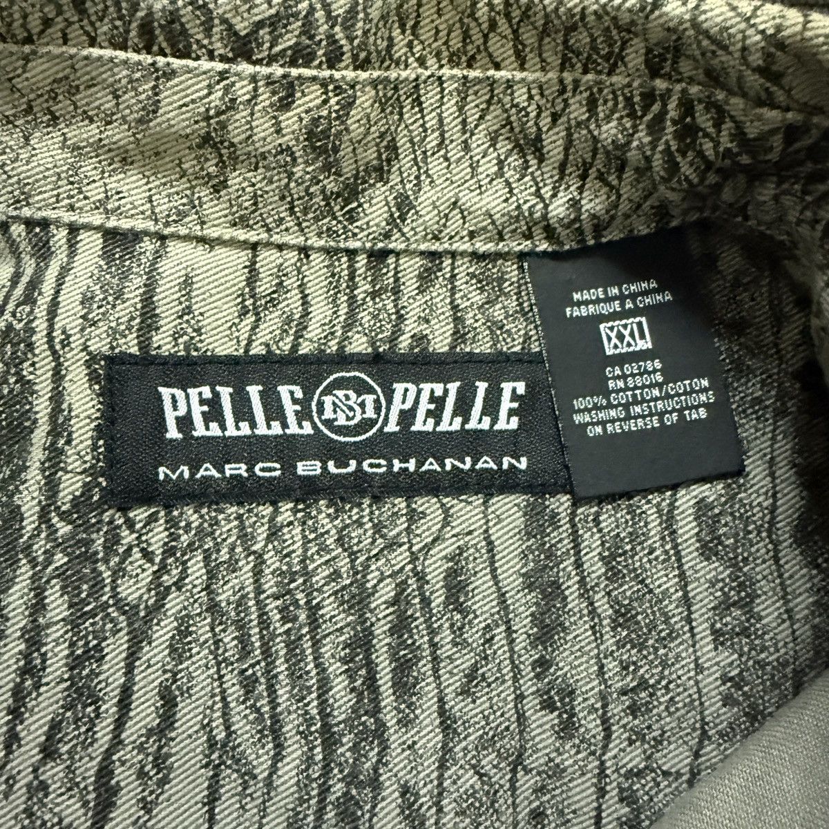 Marc Buchanan Vintage Pelle Pelle Marc Buchanan Python Snake Denim Jacket Size US XXL / EU 58 / 5 - 10 Thumbnail