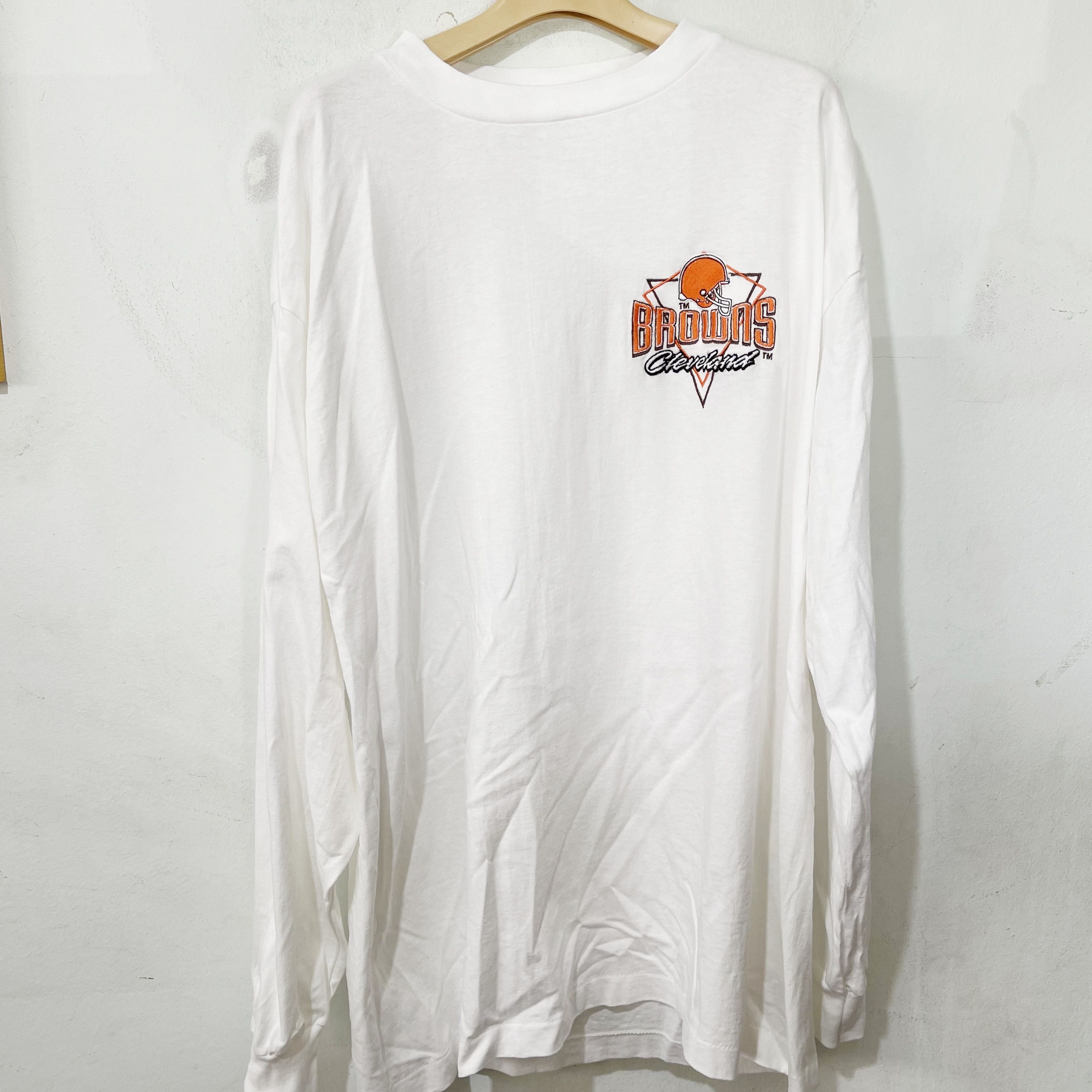 NFL Vintage 90s Cleveland Browns Long Sleeve Size US L / EU 52-54 / 3 - 1 Thumbnail