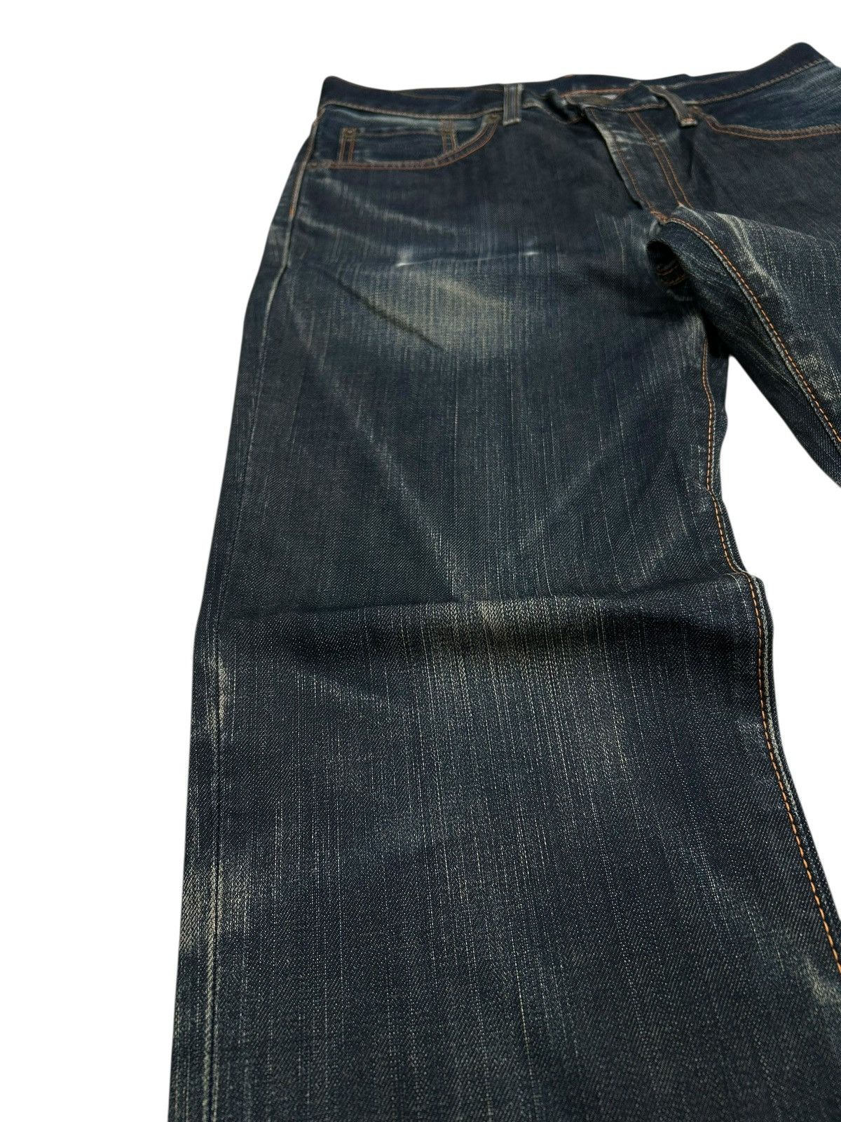 Edwin × Hysteric Glamour × Japanese Brand Edwin Japan 503 Regular Creased Line Whiskers Washed Size US 34 / EU 50 - 7 Thumbnail