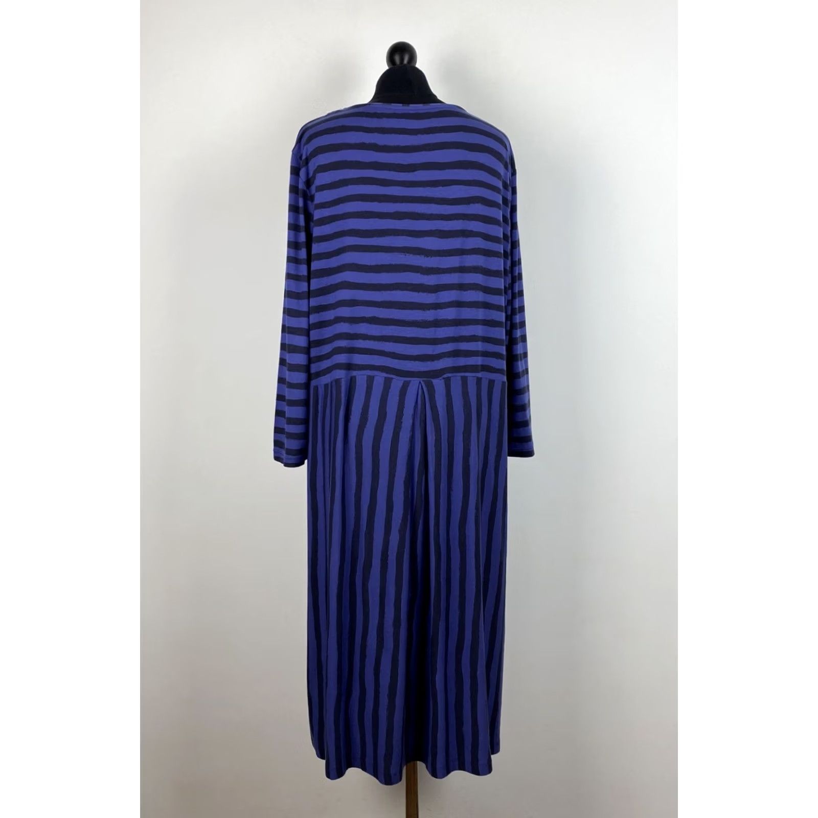 Vintage Gudrun Sjoden Dress XL Womens Blue Midi Lyocell Size XL / US 12-14 / IT 48-50 - 3 Thumbnail