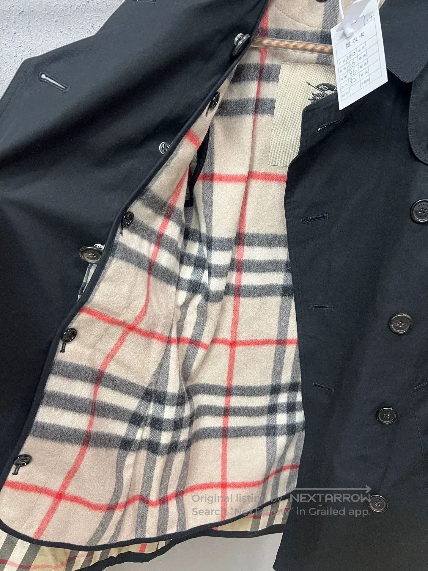 Burberry Burberry Plaid Trench Coat. Size XS / US 0-2 / IT 36-38 - 3 Thumbnail