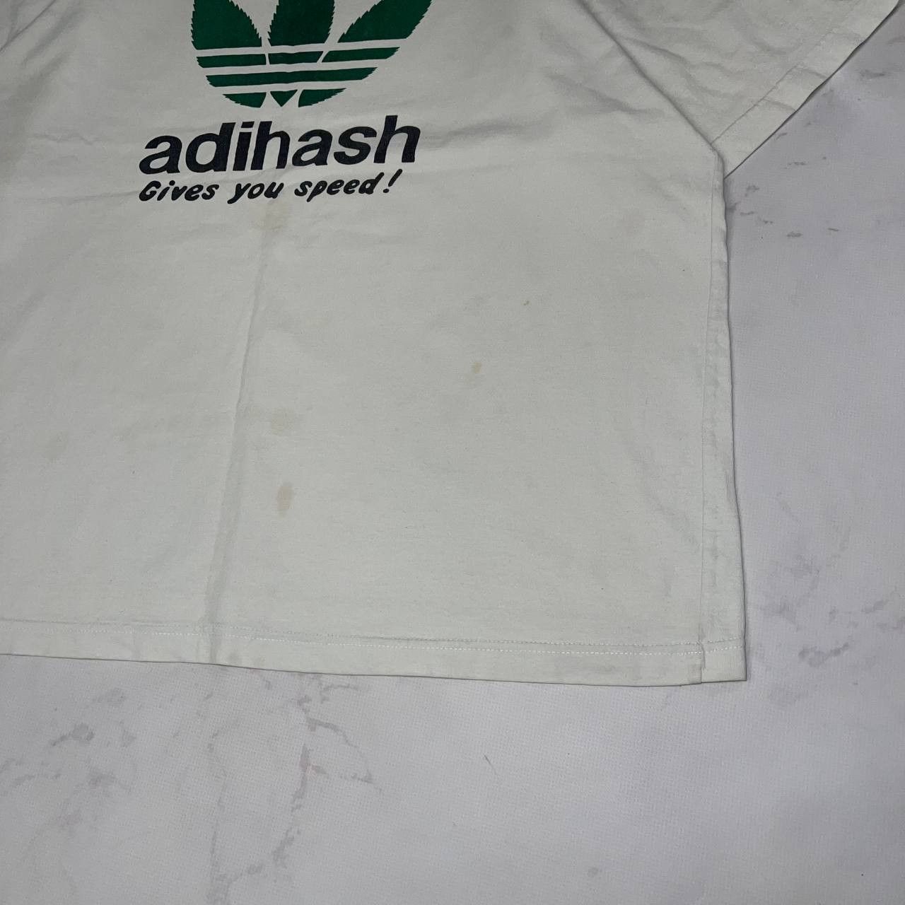 Vintage Y2K Addihash gives you speed 420 weed smoking t-shirt tee Size US XL / EU 56 / 4 - 6 Thumbnail